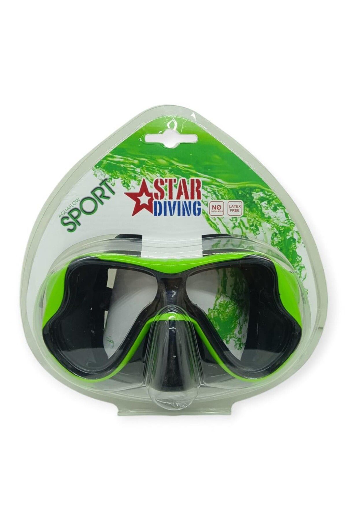K&A Star Diving Daliş Maskesi Yetişkin - 51705-Yeşil