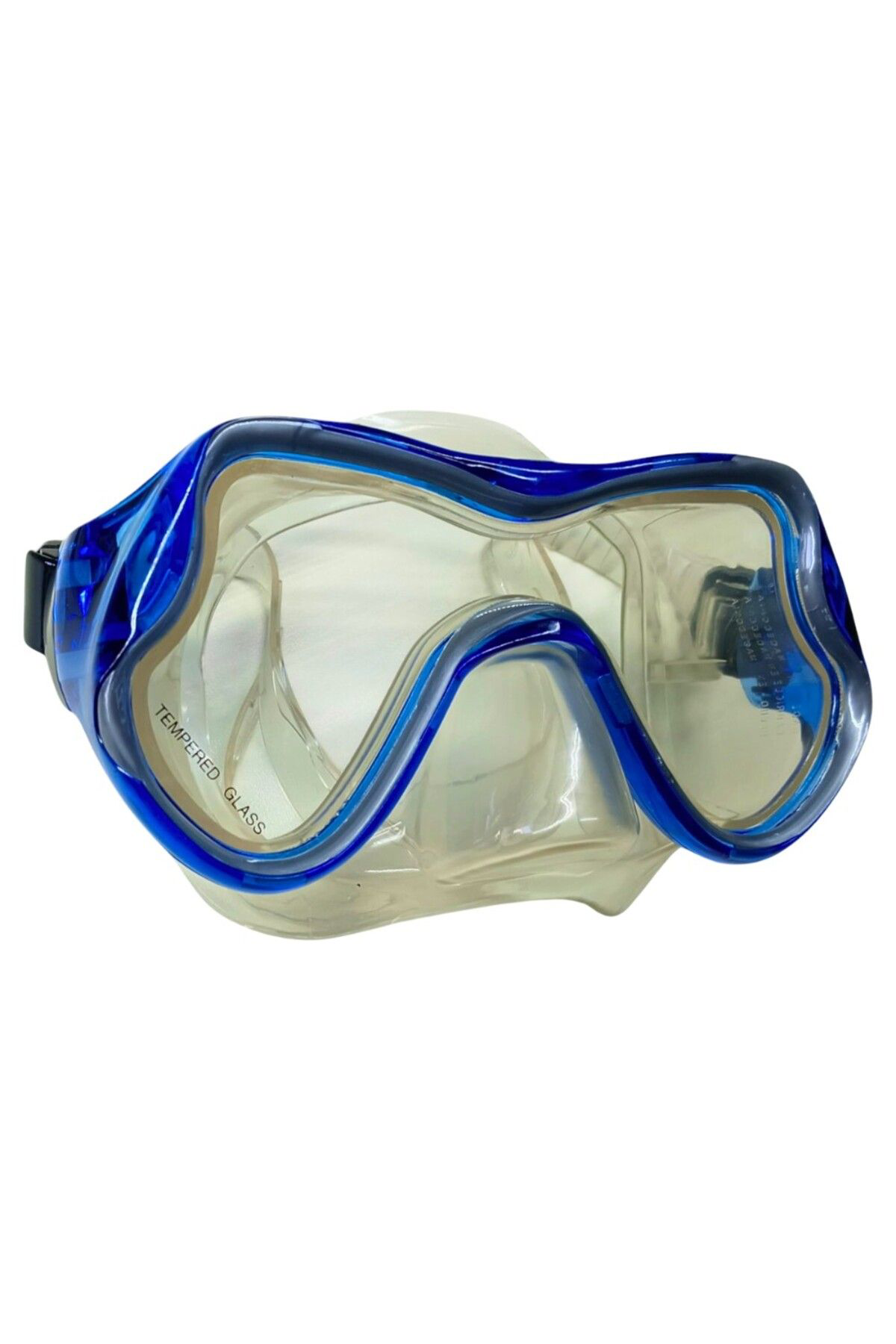K&A Star Diving Temper Camli Daliş Maskesi Yetişkin - 51709-Mavi