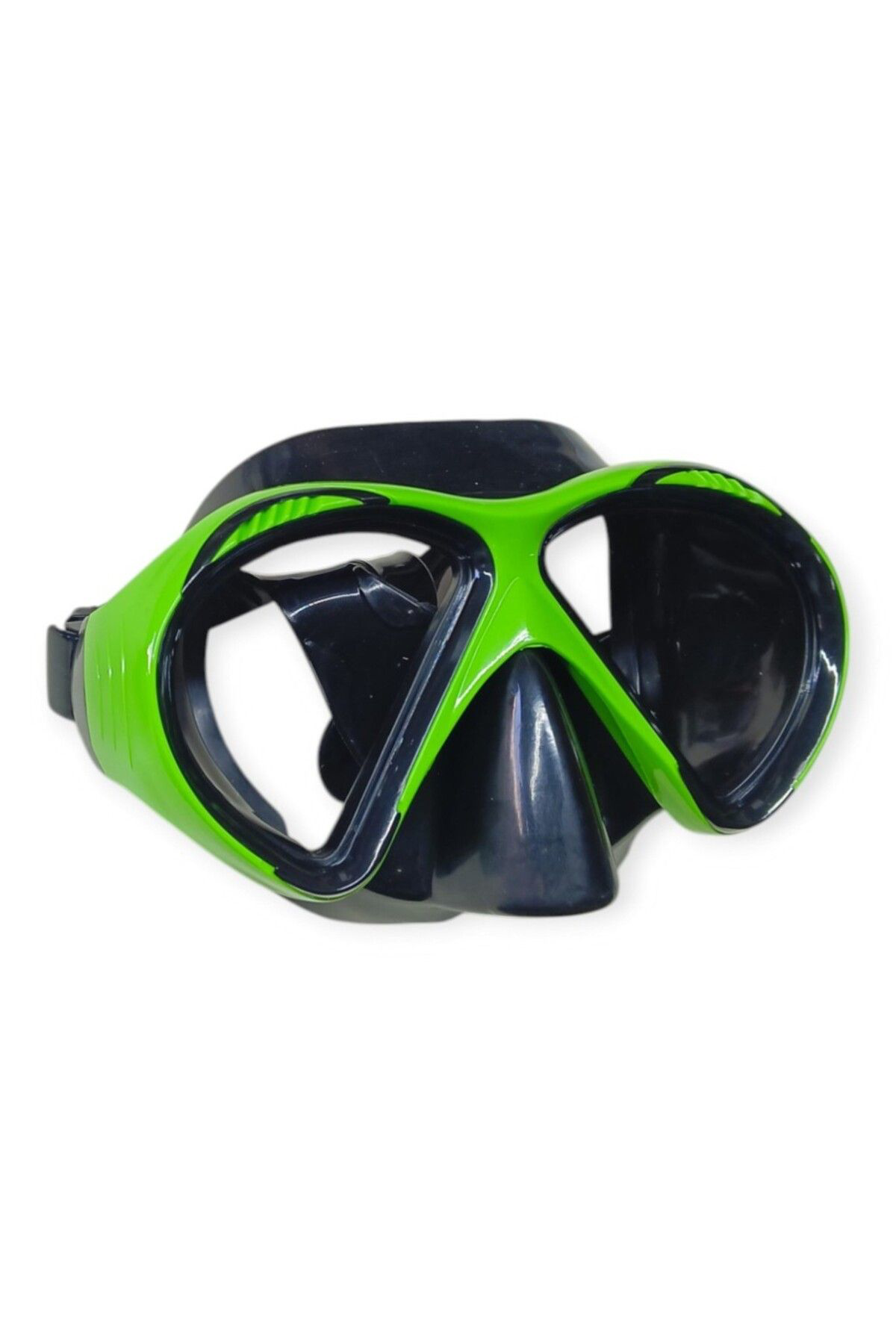 K&A Star Diving Temper Camli Daliş Maskesi Yetişkin - 51706-Yeşil