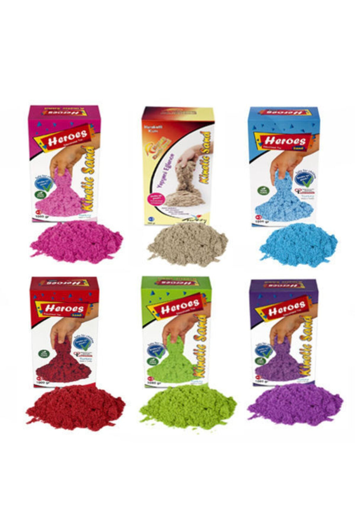 Agem Elit Star Global Mor Renkli Kinetik Kum 1 Kg