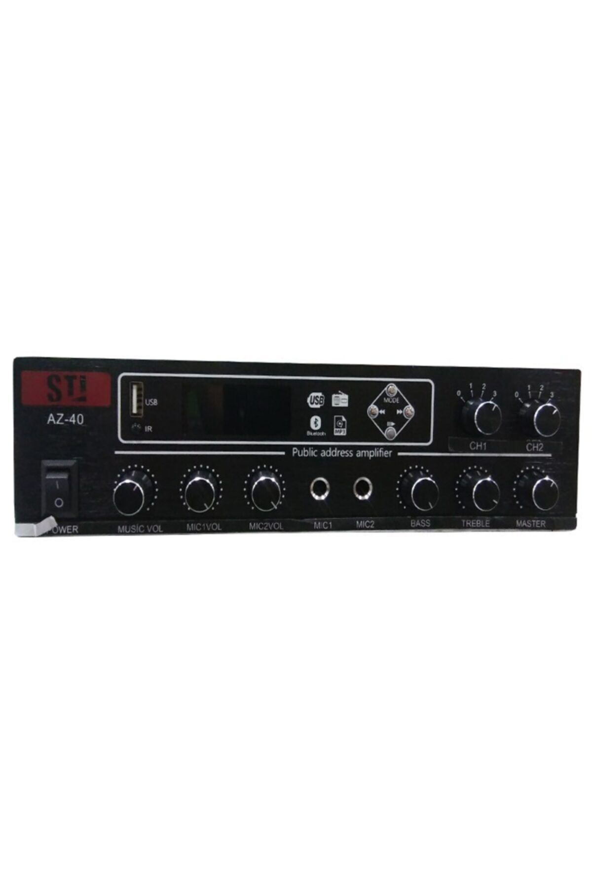 Stilbu Sti Az-40 2X80w Trafolu Bluetooth Usb Çift Çikiş Amfi
