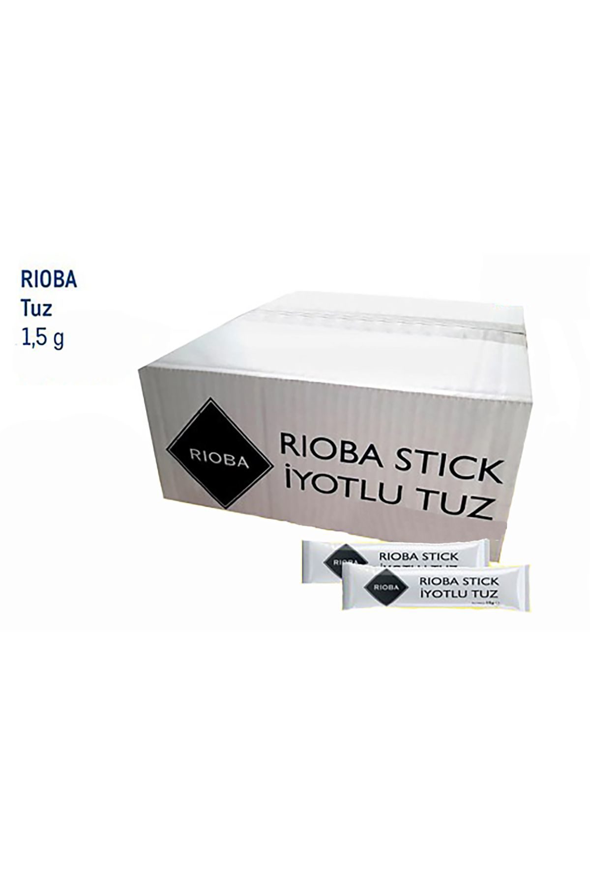 Rioba Stick İyotlu Sofra Tuzu 1.50 Gram X 200 Adet