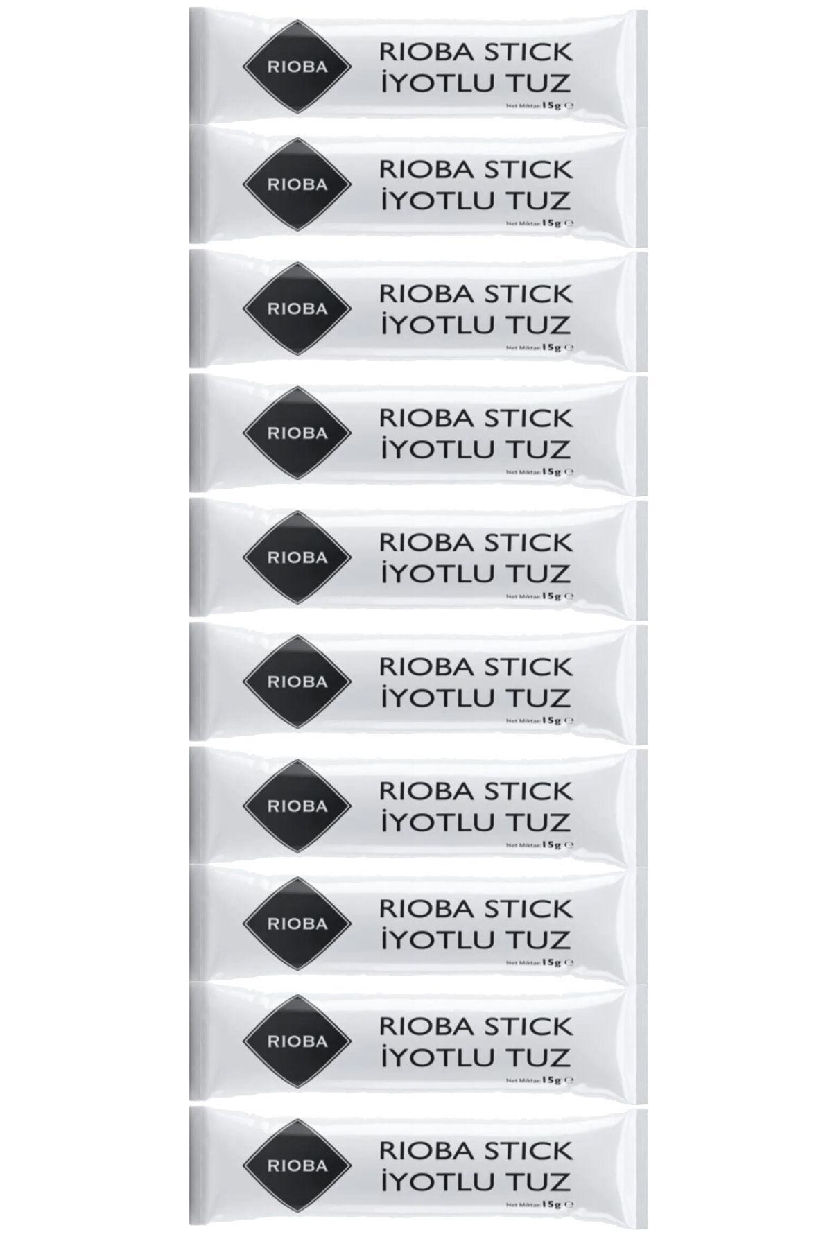 Rioba Stick İyotlu Sofra Tuzu 1.50 Gram X 50 Adet
