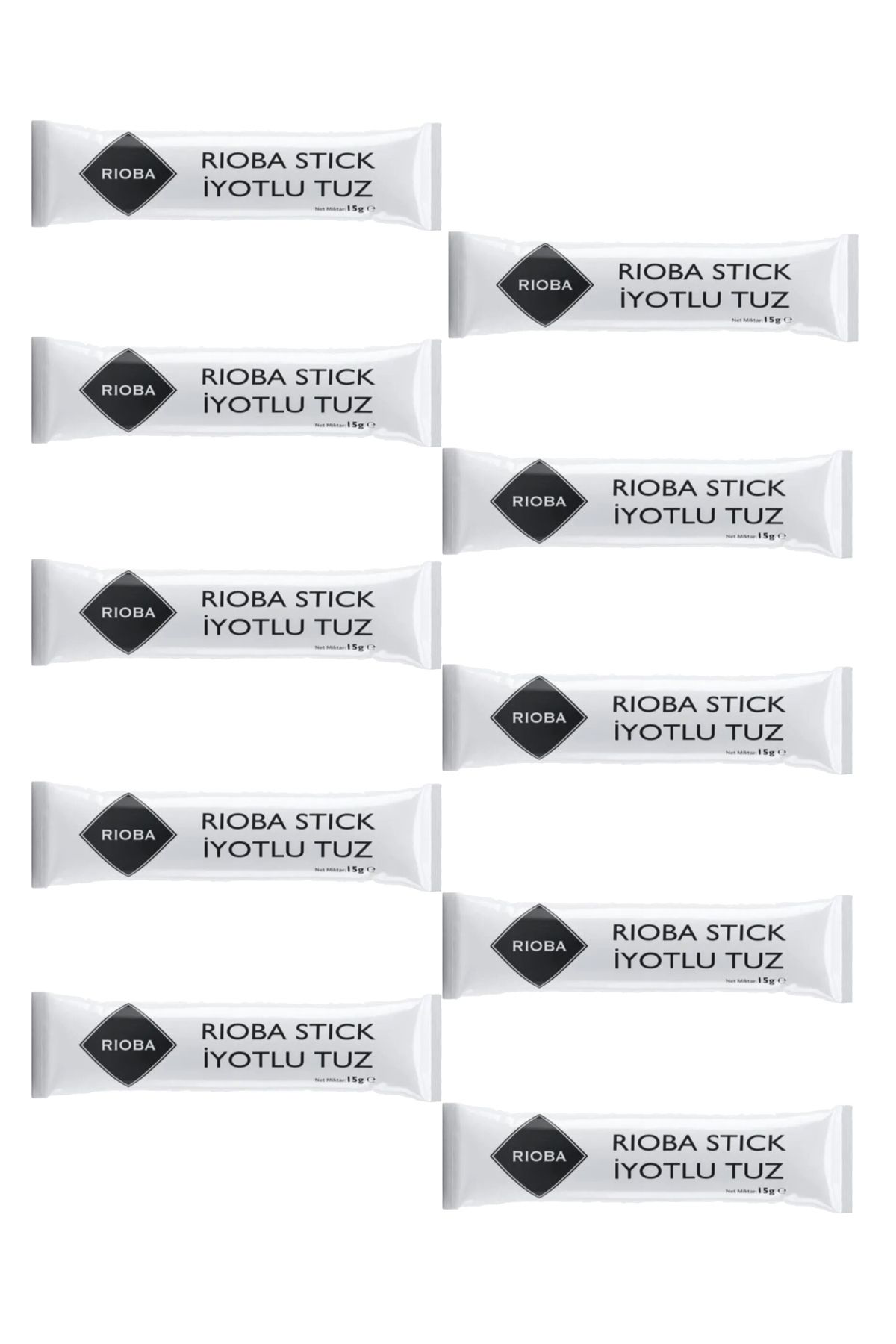 Rioba Stick İyotlu Sofra Tuzu 1.50 Gram X 200 Adet