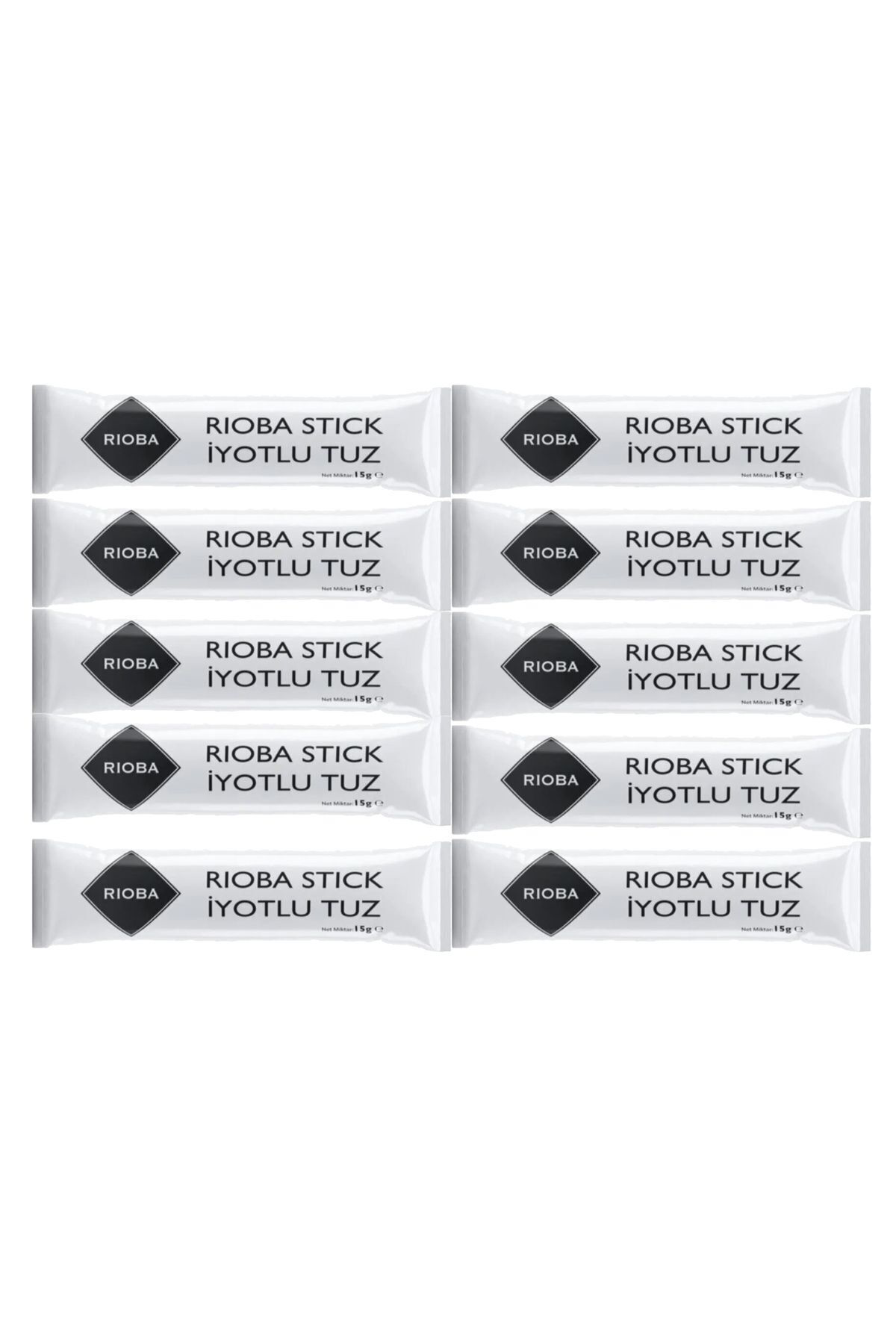Rioba Stick İyotlu Sofra Tuzu 1.50 Gram X 50 Adet