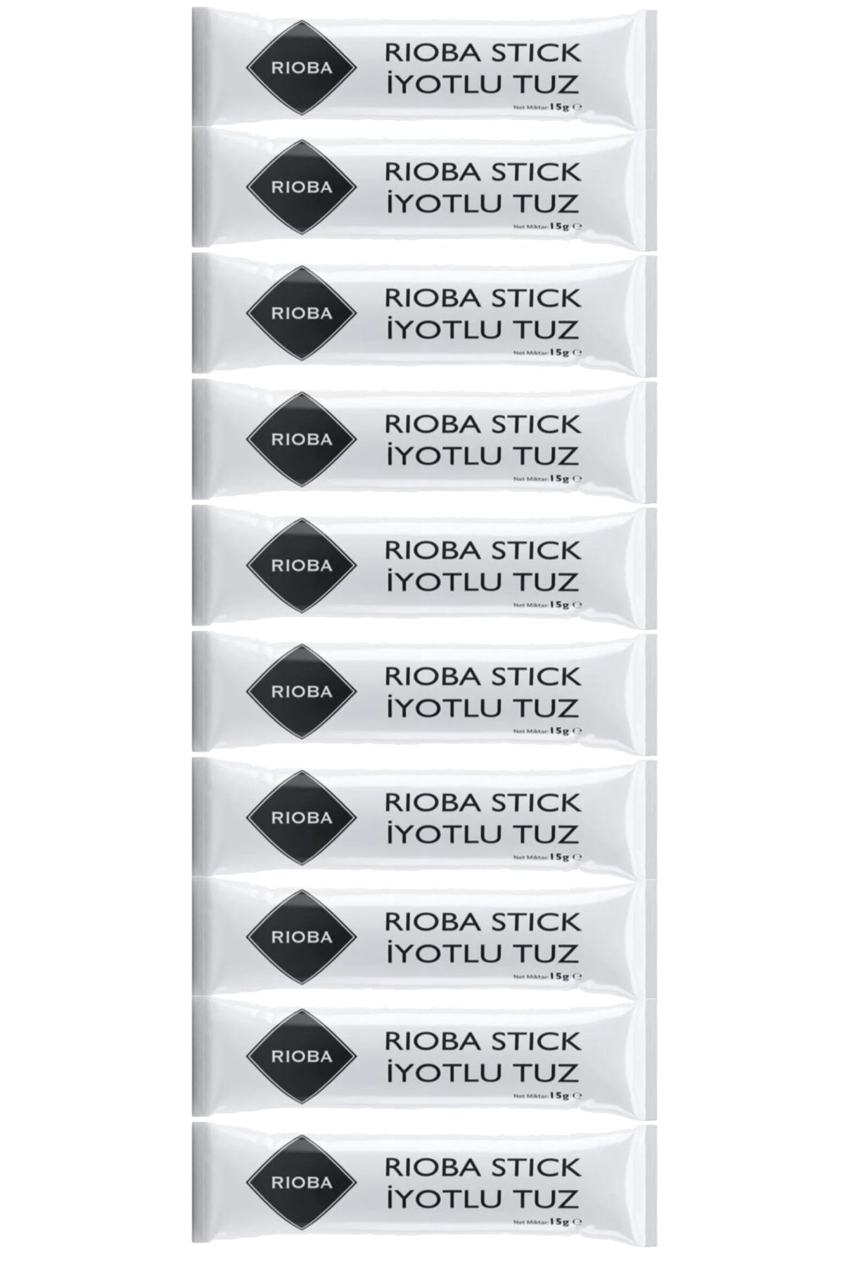 Rioba Stick İyotlu Sofra Tuzu 1.50 Gram X 200 Adet