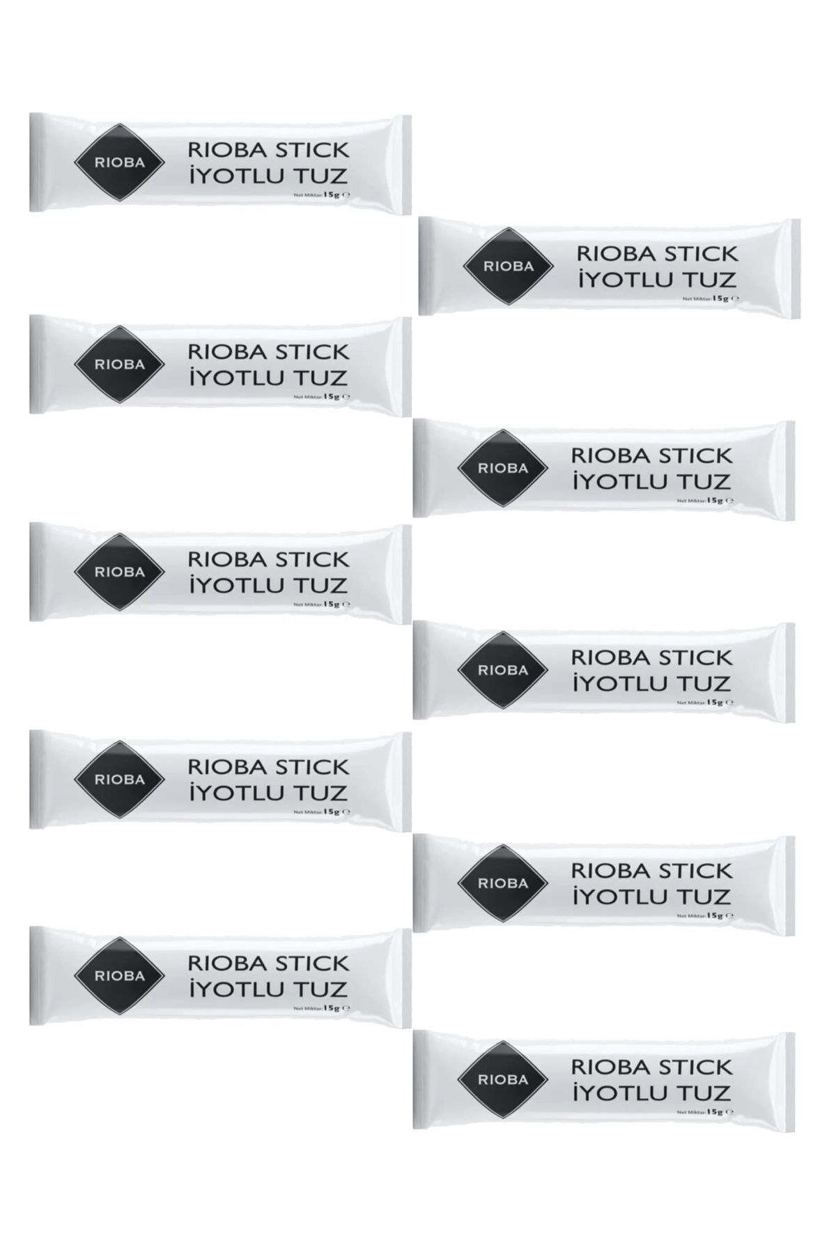 Rioba Stick İyotlu Sofra Tuzu 1.50 Gram X 50 Adet