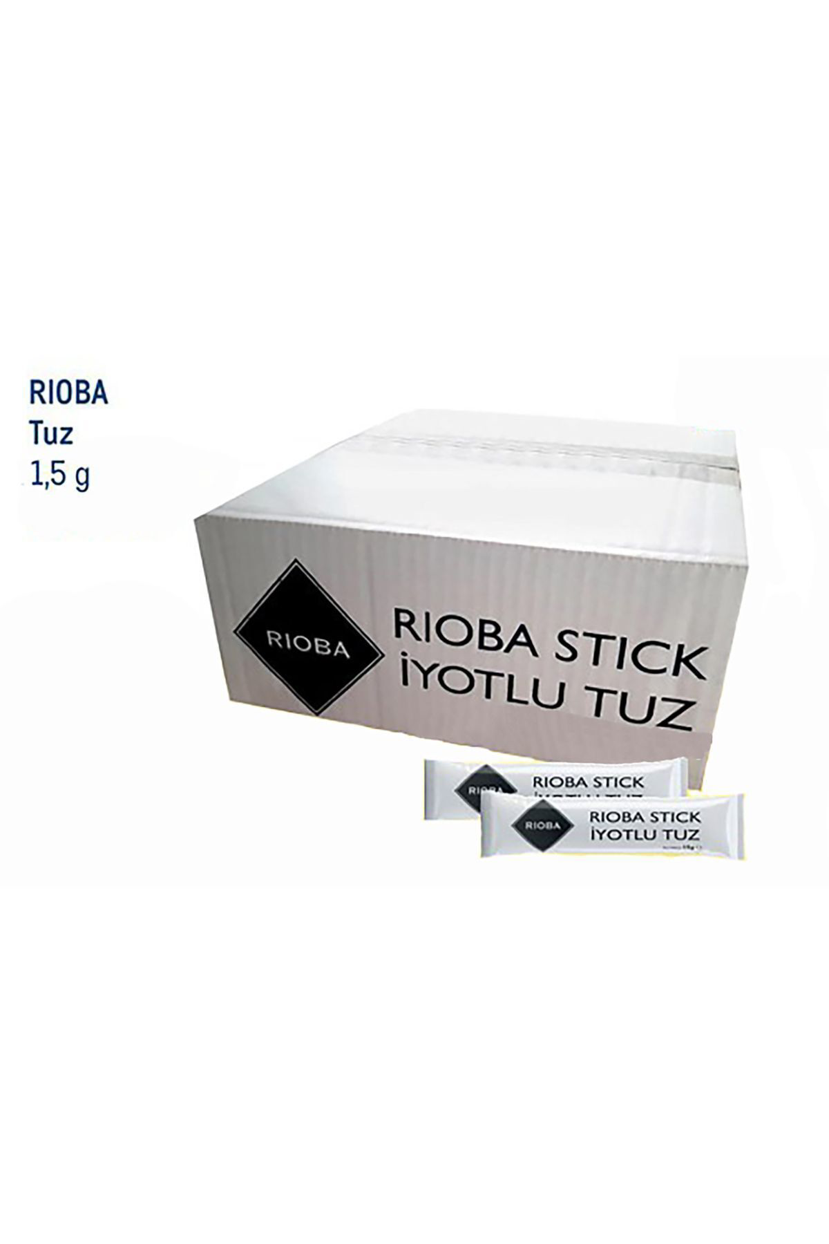 Rioba Stick İyotlu Sofra Tuzu 1.50 Gram X 50 Adet