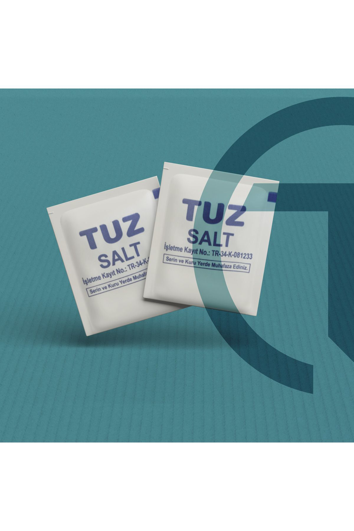 Turkuaz Stick Kare Tuz 500 Adet