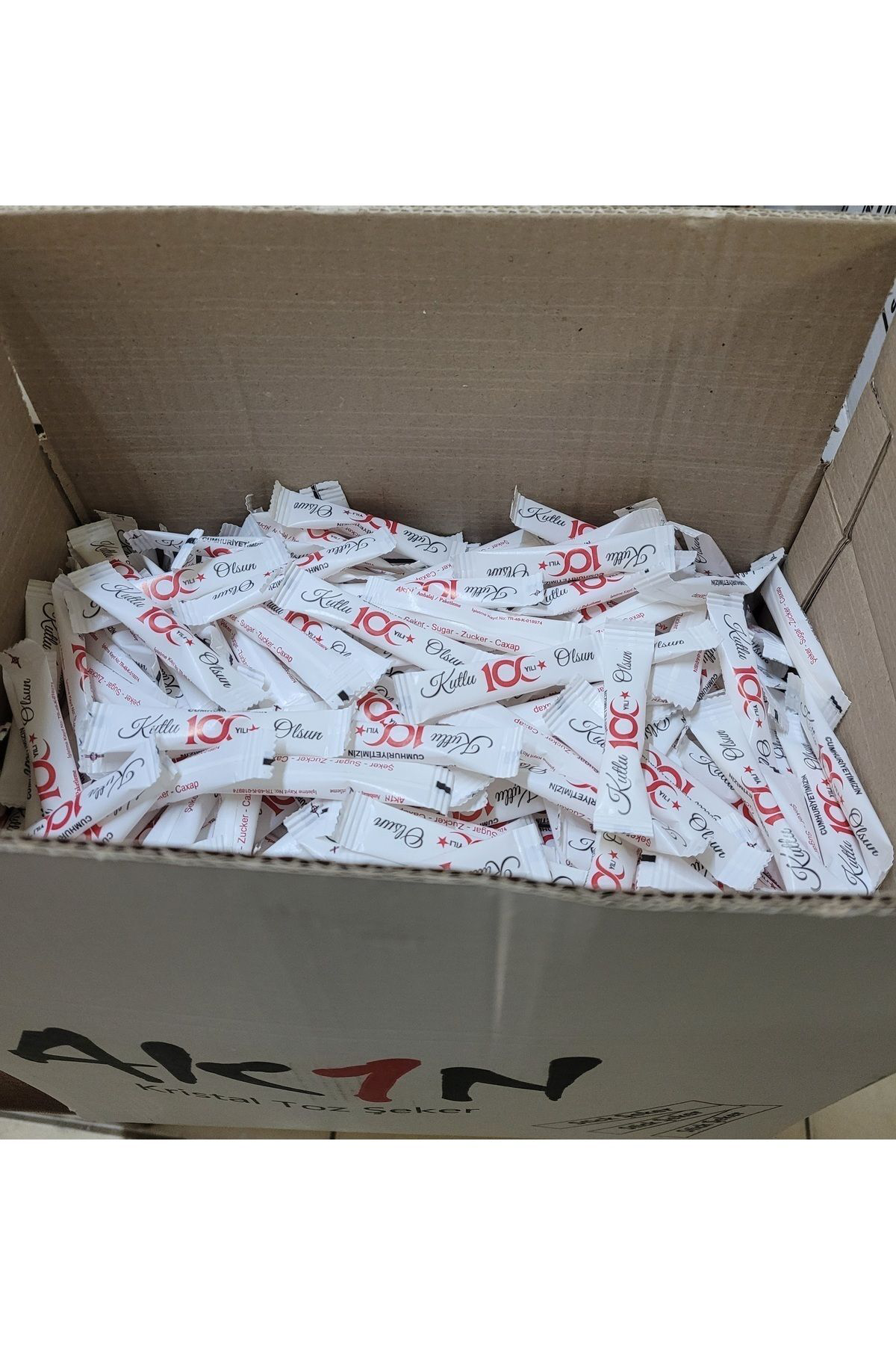 Akin Stick Şeker ( 3 Gr 1000 Adet ) Koli 3 Kg