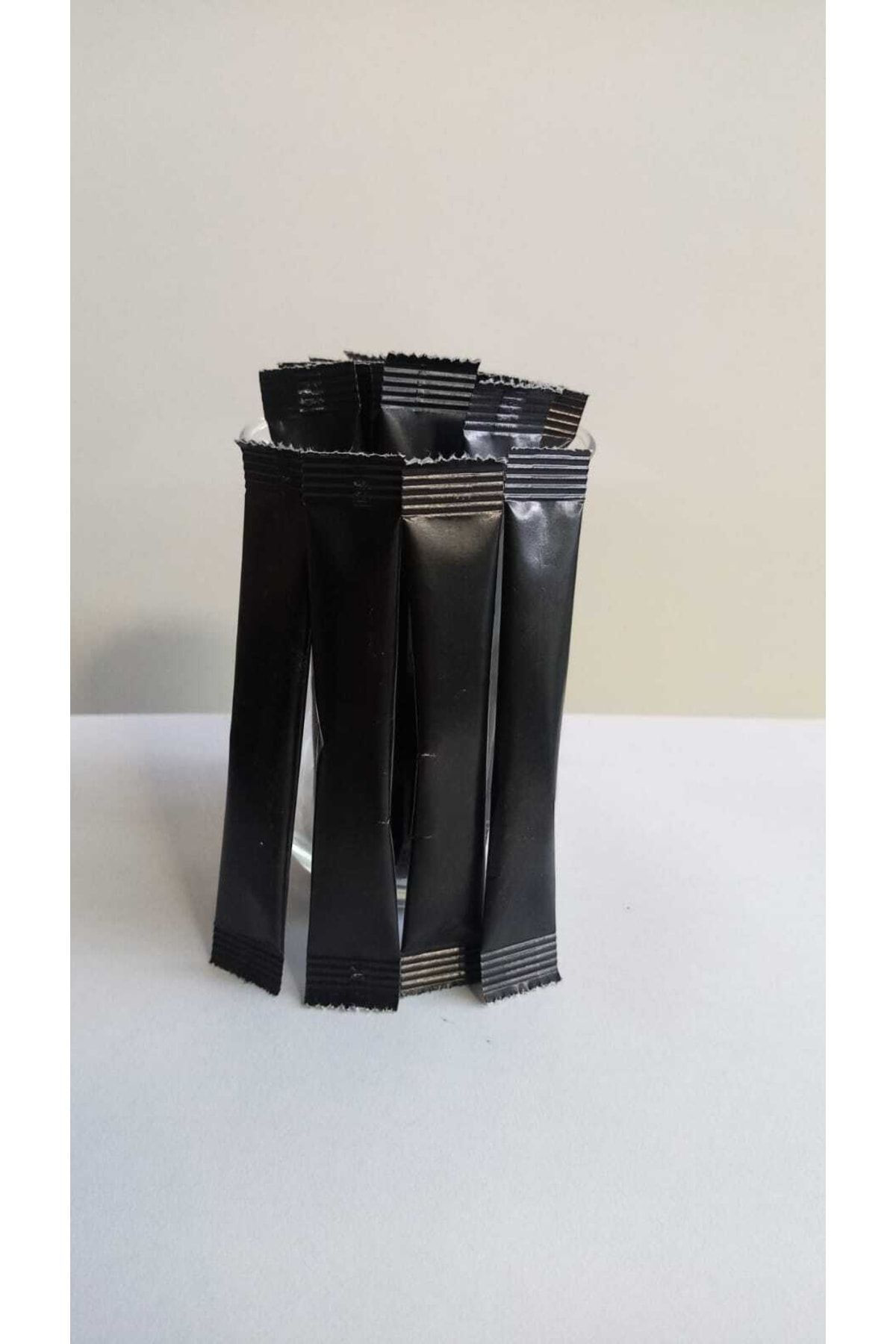 Espak Stick Şeker Toz Şeker 3 Gr 1000 Adet Siyah Baskisiz 3 Kg