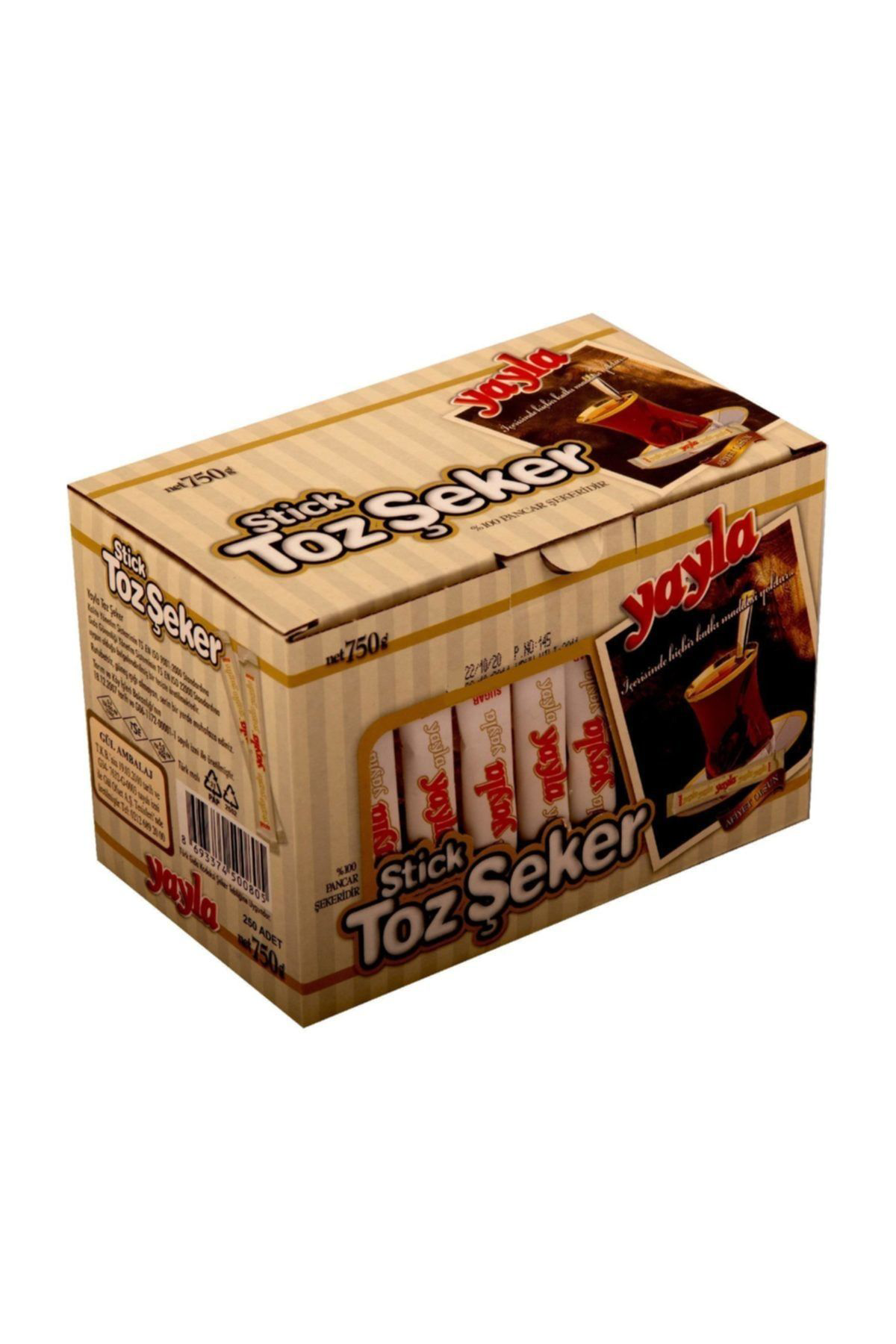 Yayla Stick Toz Şeker 750Gr (3Gr X 250 Ad.)