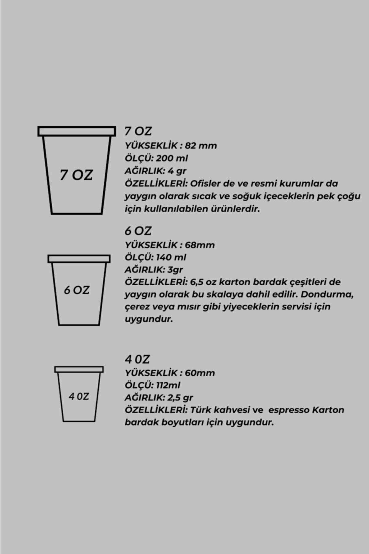 7 Oz Store Karton Bardak 6.5 Oz Adet: 100