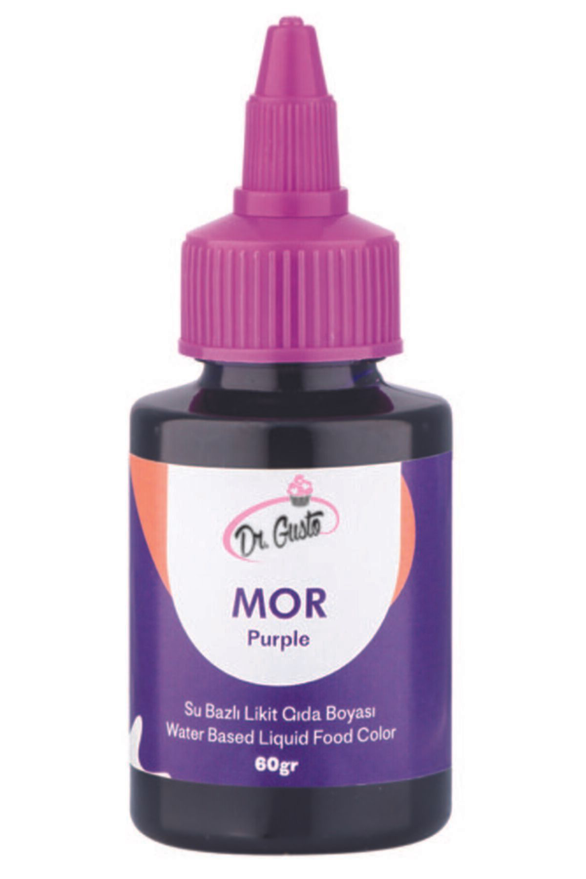Dr.Gusto Sağlik Ürünleri Su Bazli Likit Mor (60 Gr)
