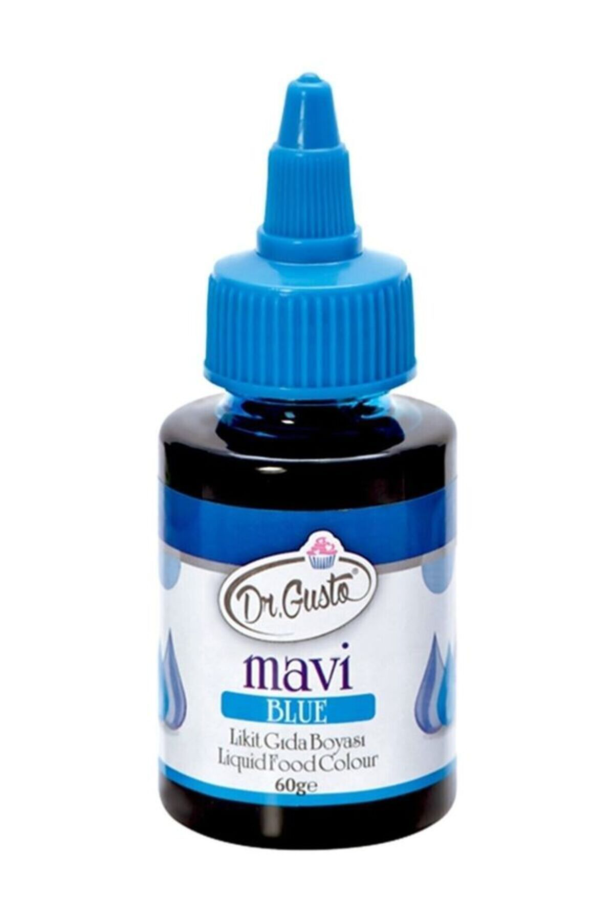 Dr.Gusto Sağlik Ürünleri Su Bazli Likit Mavi (60 Gr)