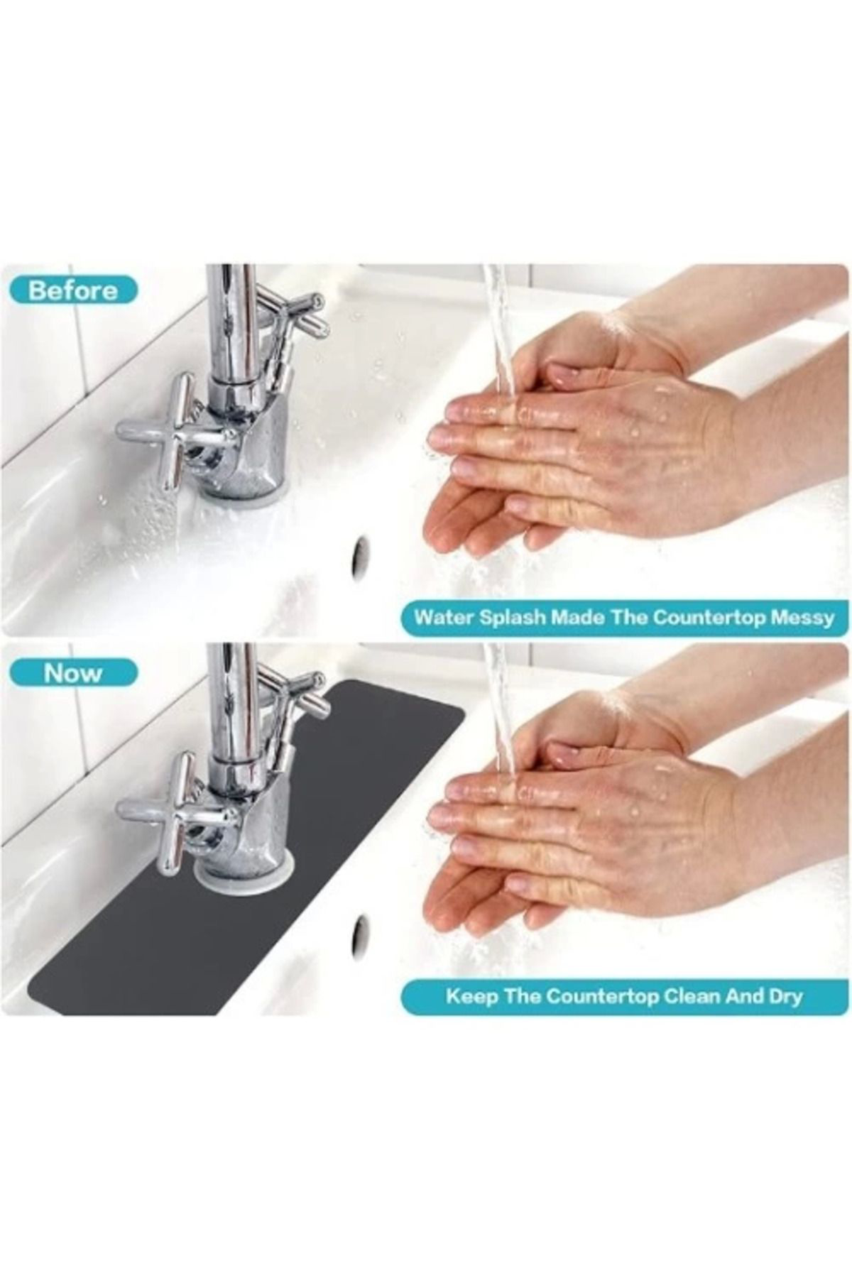 Yusuftex Su Emici Sihirli Lavabo Kenar Mati