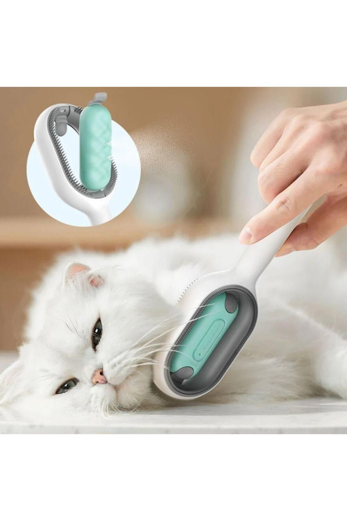 Ok Aksesuar Su Hazneli Kedi Ve Köpek Tüyü Toplamama Firçasi Su Hazneli Pet Ta