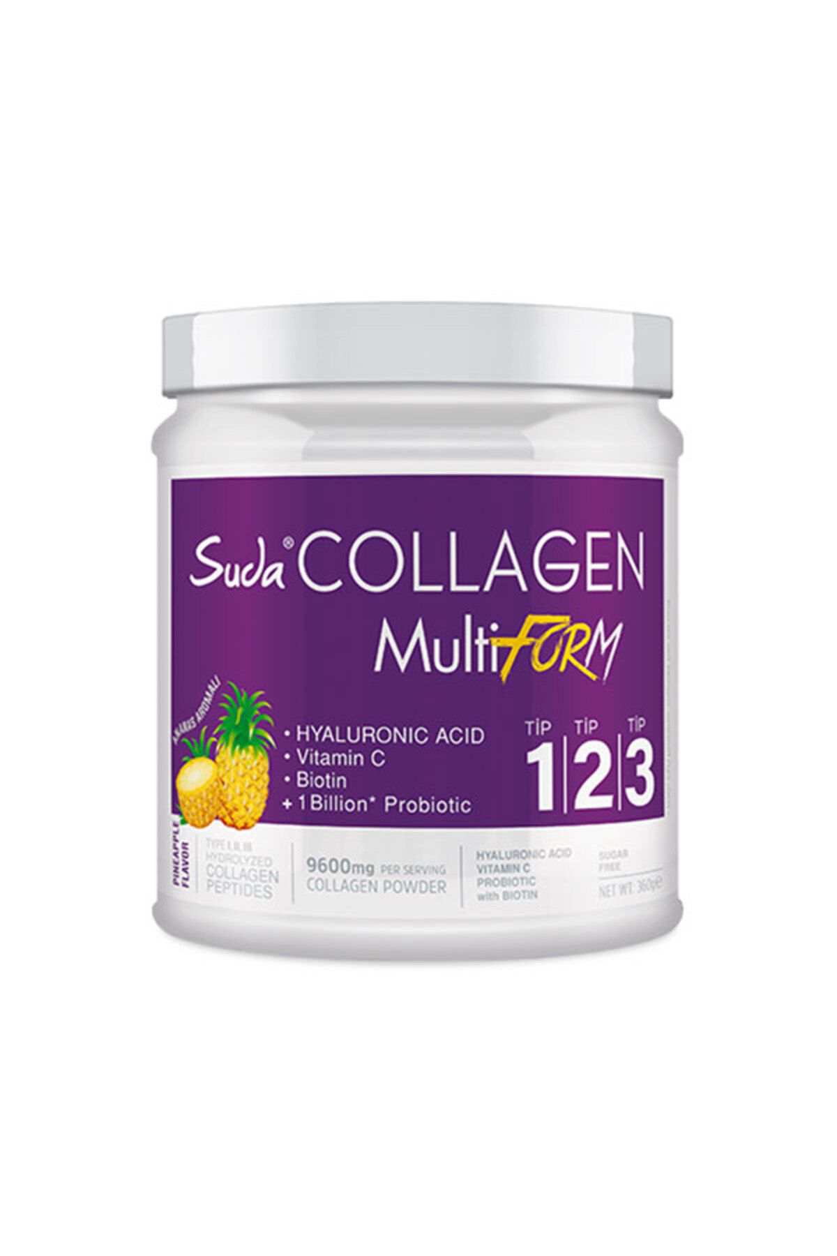Suda Vitamin Suda Collagen Multiform Ananas Aromali 360 Gr