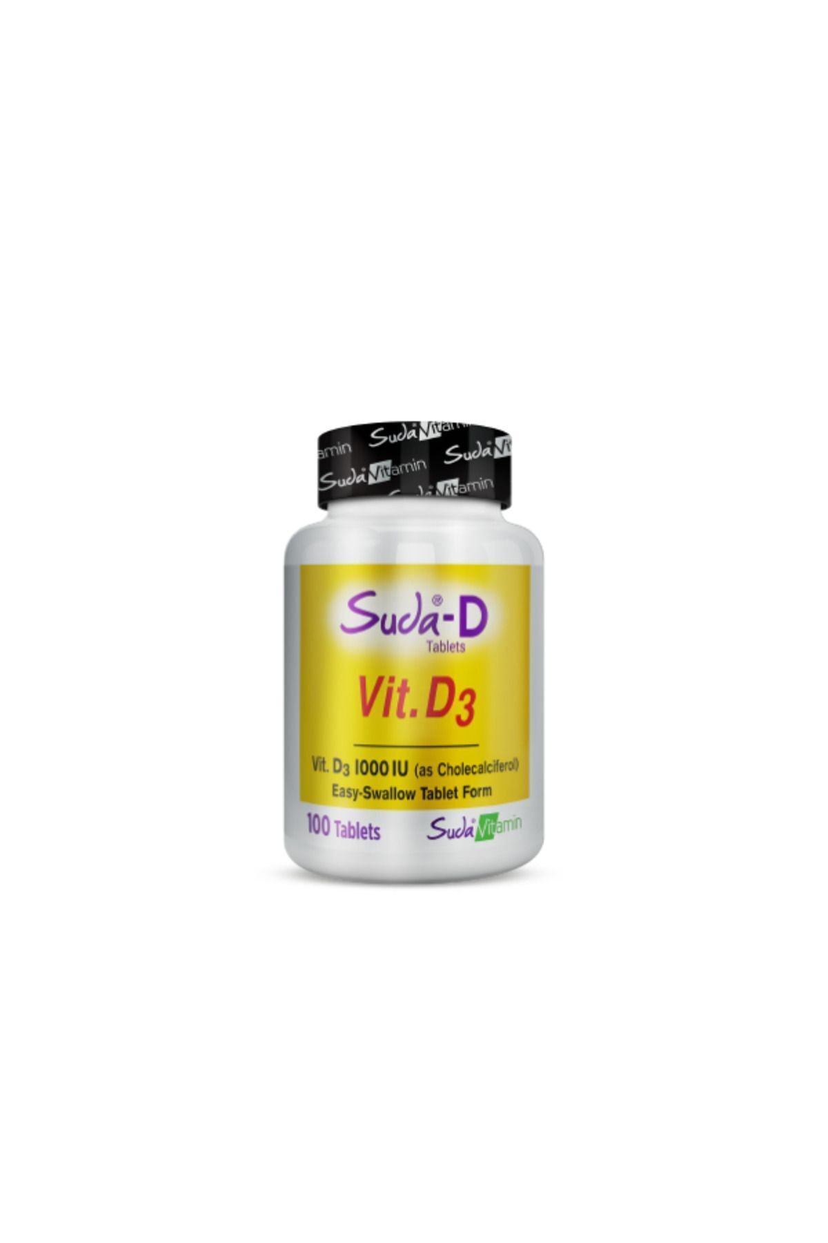Suda Vitamin  D3 1000 İu 100 Tablet