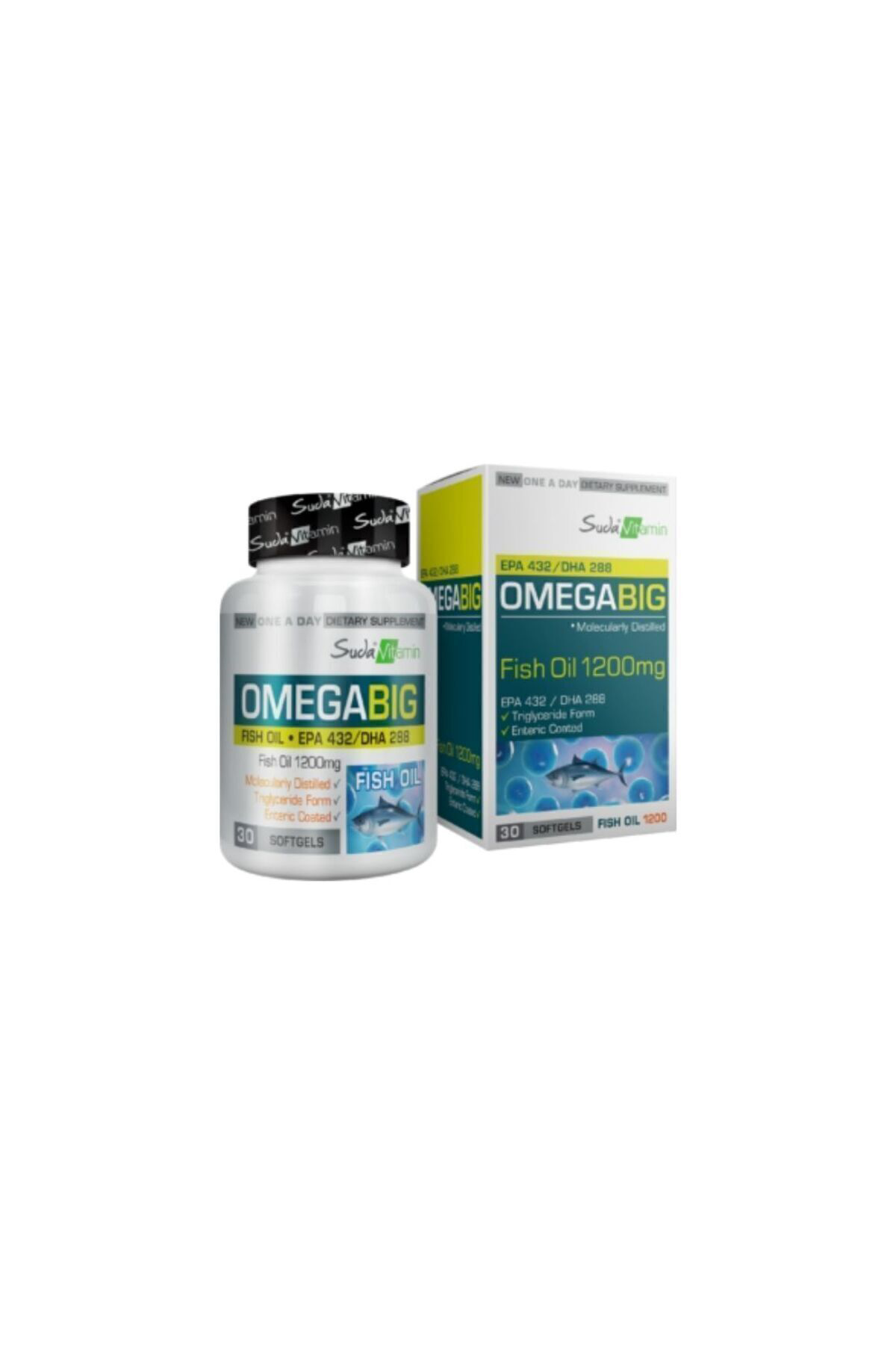 Suda Vitamin Suda Vitamin Omegabig 1200 Mg 30 Kapsül