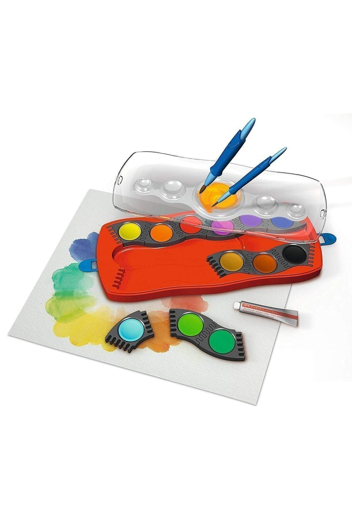Faber Castell Sulu Boya Değişebilen Tablet 12 Renk