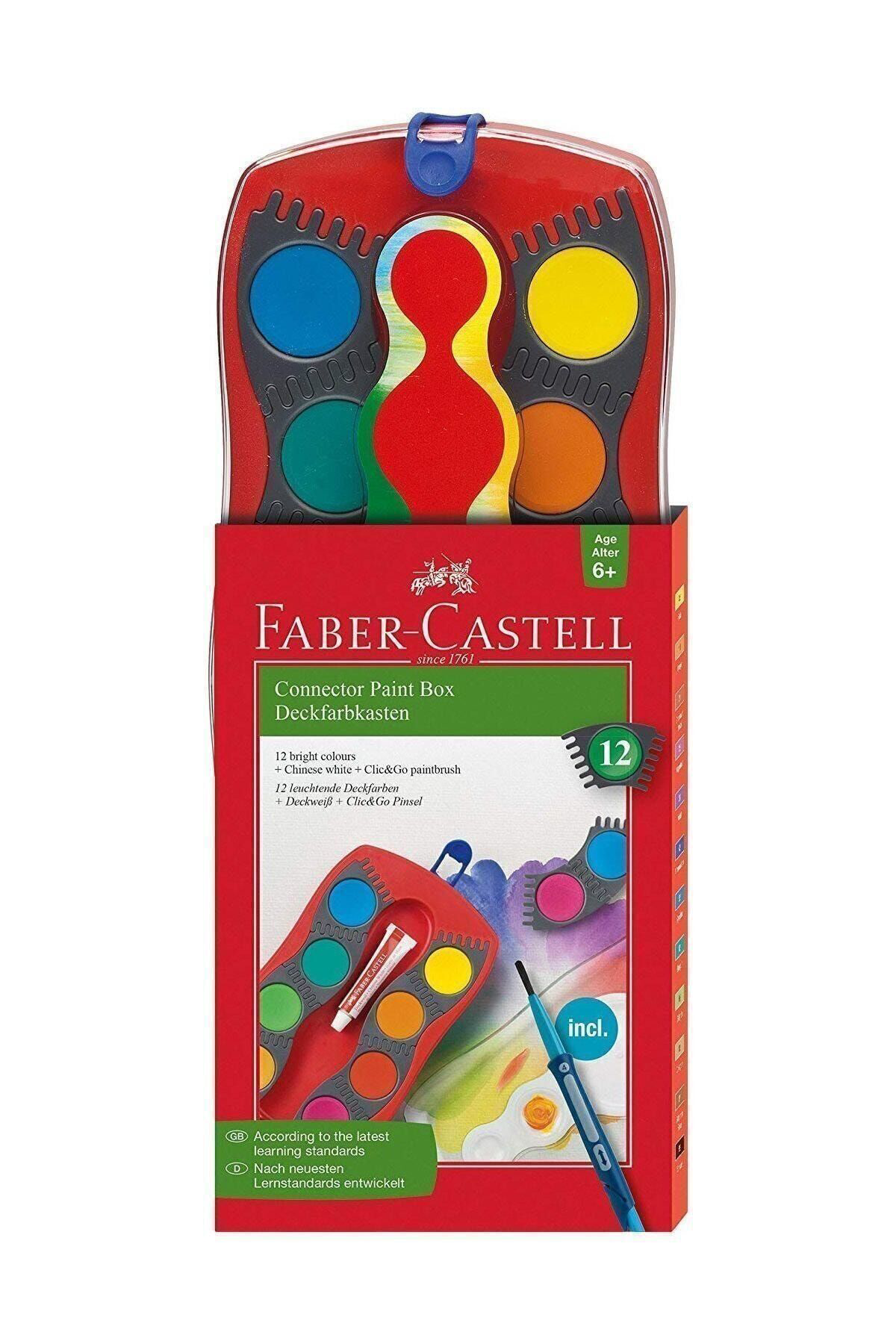 Faber Castell Sulu Boya Değişebilen Tablet 12 Renk