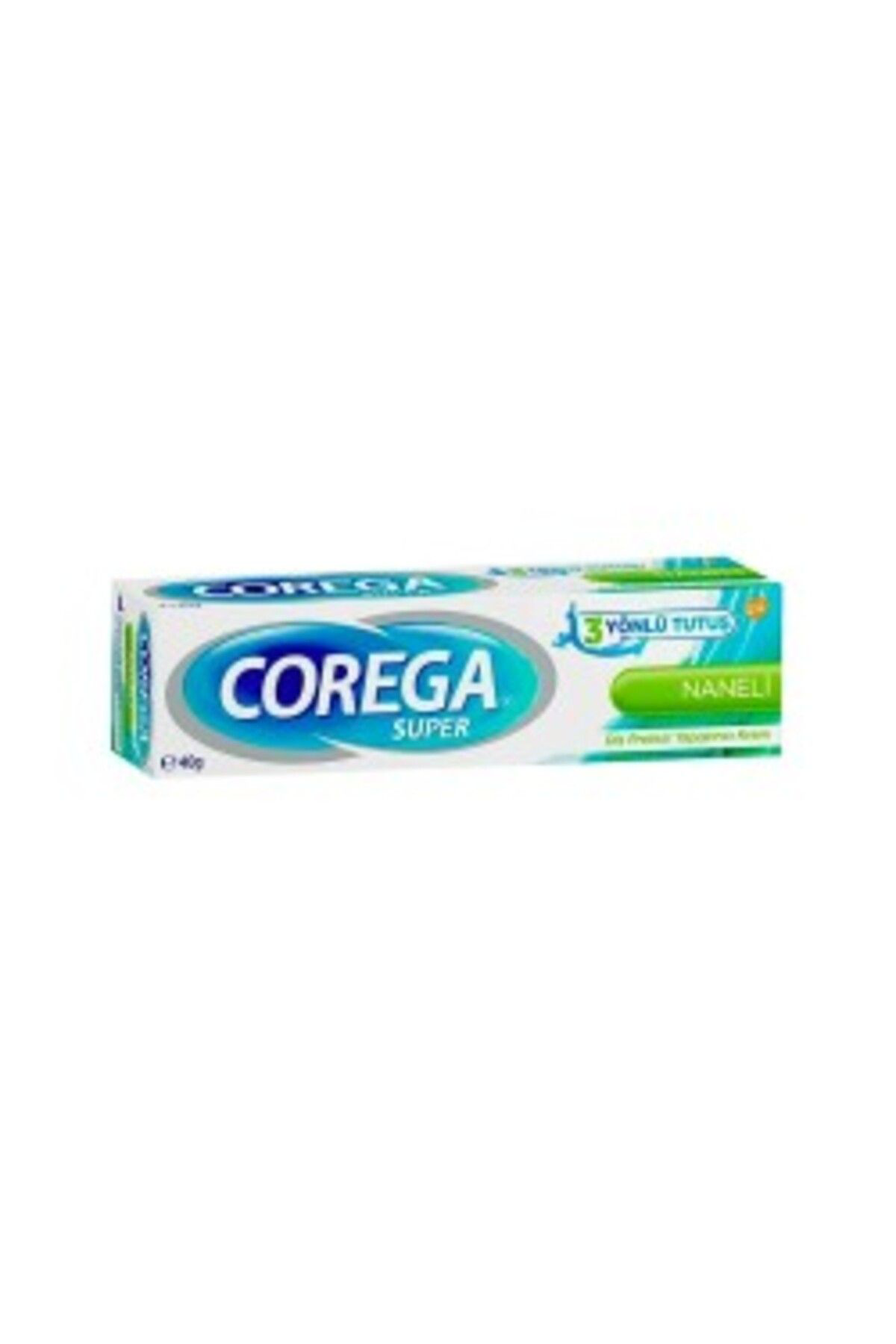 Corega Süper Naneli Diş Protezi Yapiştirici Krem 40 Gr ( 1 Adet )