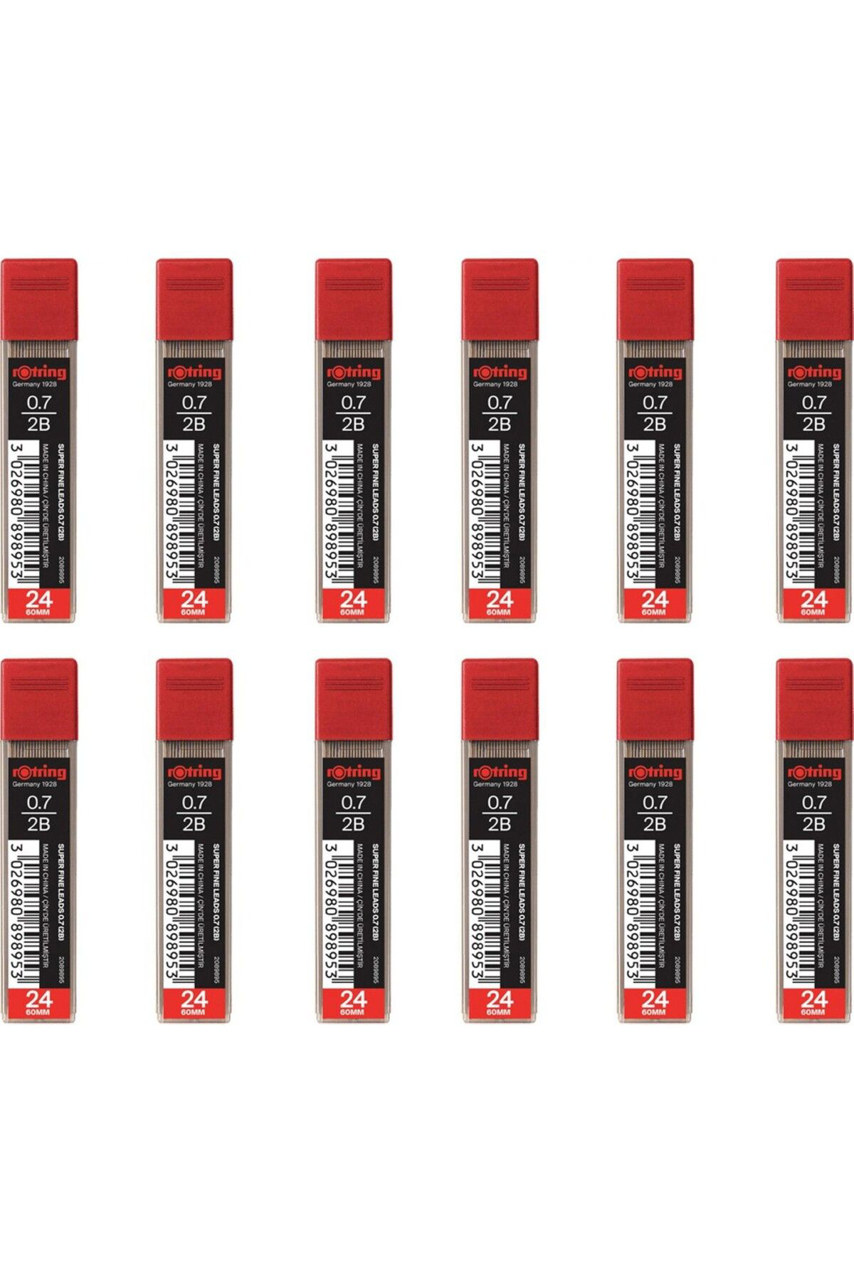 Rotring Superfine 2B Kalem Ucu 0.7 - 12 Adet