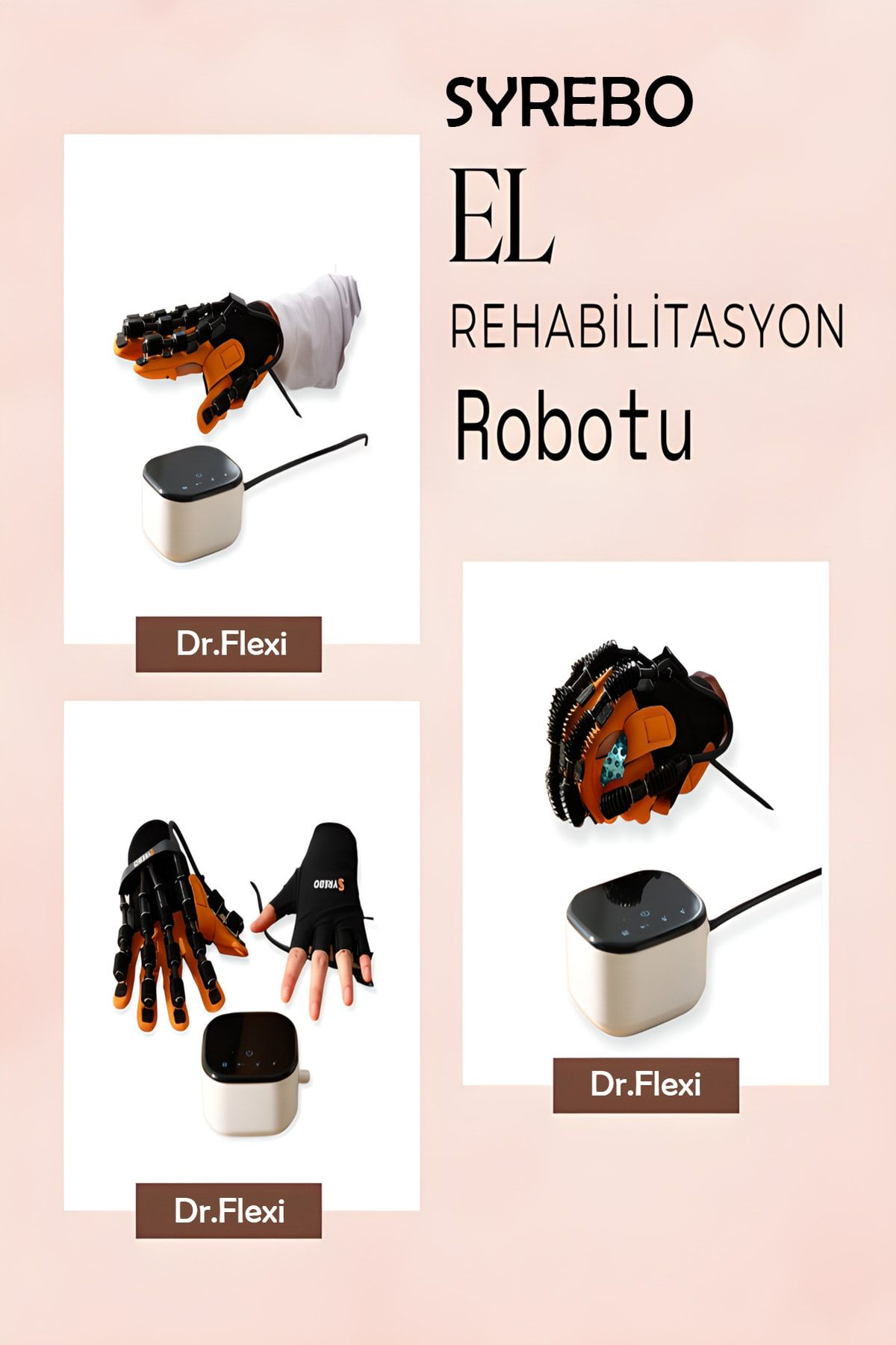 Dr.Flexi Syrebo El Rehabilitasyon Robotu Çift Eldivenli