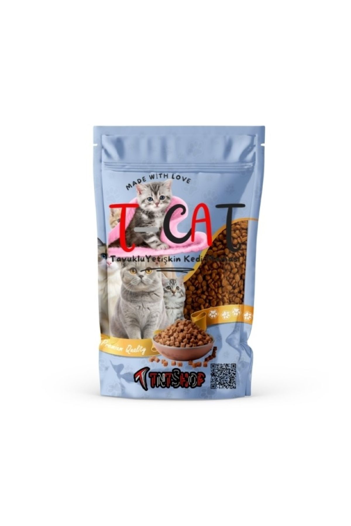 Tnt Shop T-Cat Tavuklu Yetişkin Kedi Mamasi 1 Kg. - Sağlikli Ve Dengeli Be