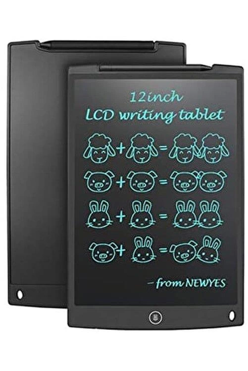 T12 Siyah Writing Tablet Lcd 12 Inç Dijital Kalemli Çizim Yazı Ta