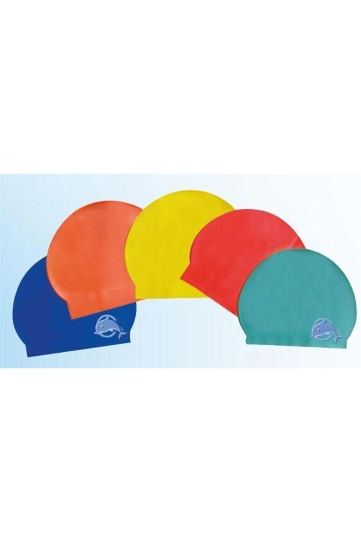 Yusuftex T708602 Poşette Düz Renk Silikon Yüzücü Bonesi