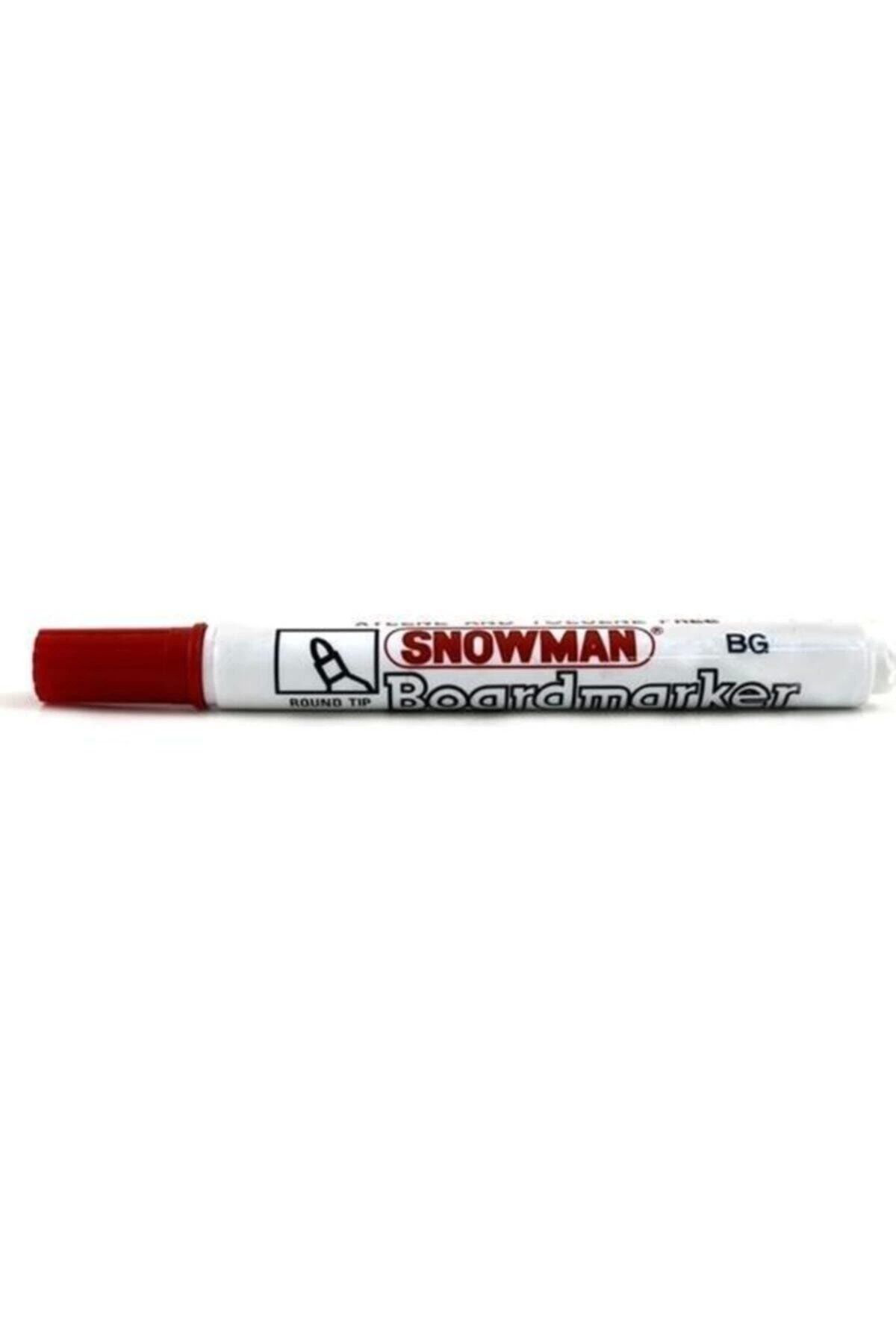 Snowman Tahta Kalemi Kirmizi