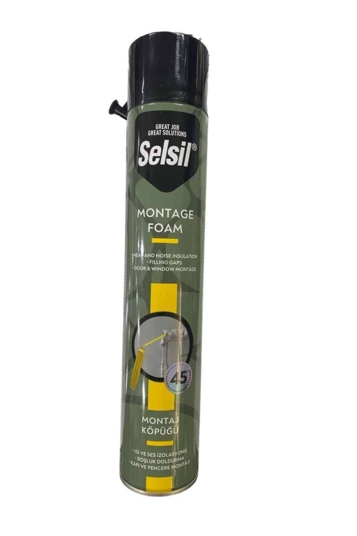 Selsil Tam Dolum Poliüratan Montaj Köpüğü 845 Gr