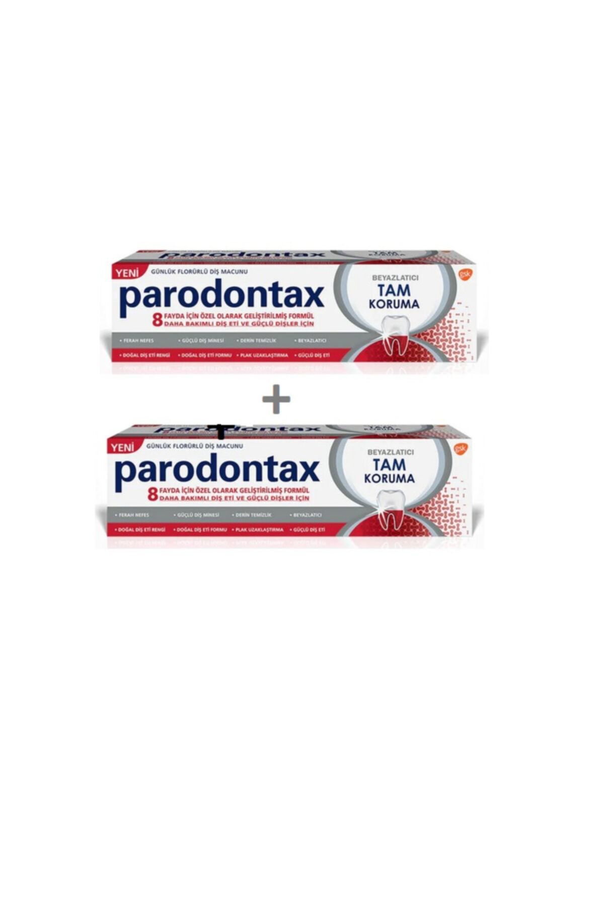 Gsk Tam Koruma Beyazlatic İdiş Macunu 75 Ml 2 Adet 86812910008812