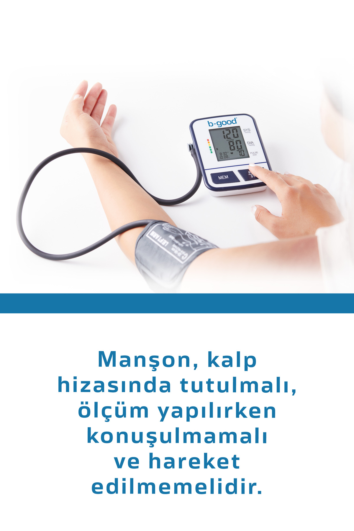 B-Good Tam Otomatik Koldan Dijital Tansiyon Aleti