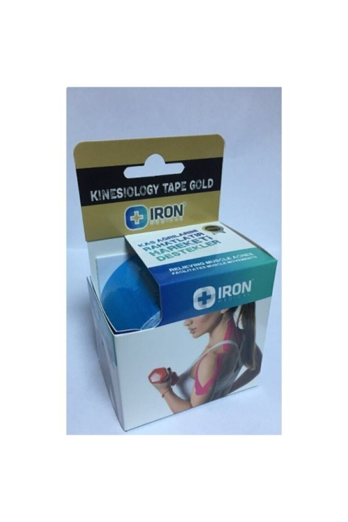 İron Tape Kinesio Ağri Bandi 5 Metre X 5 Cm Mavi