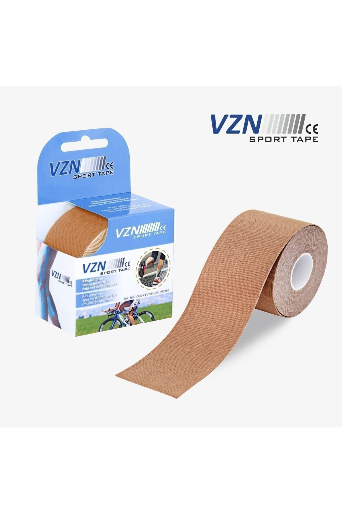 Vzn Tape Ten Rengi Sport Tape Ağri Bandi 5 Metre X 5 Cm