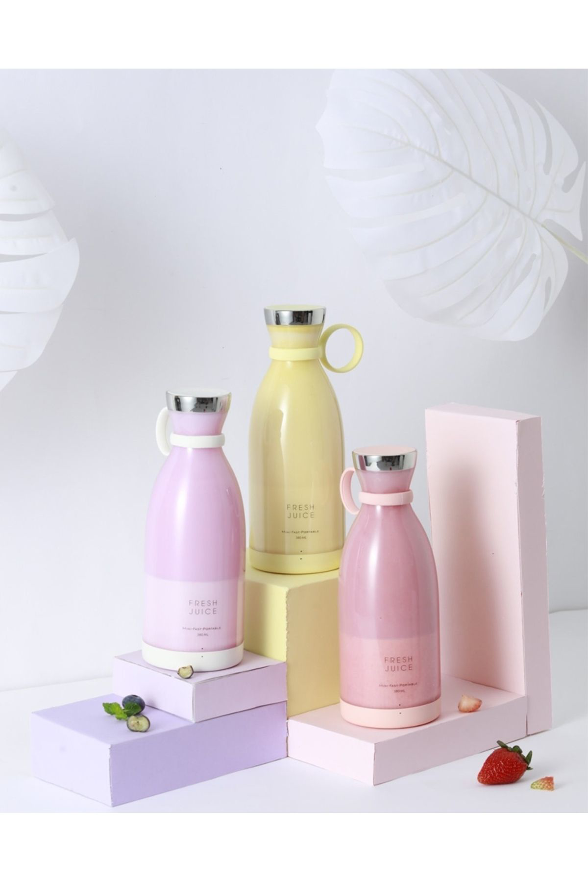 Ok Aksesuar Taşinabilir Blender, Taşinabilir Mini Hizli Blender 350Ml Meyve S