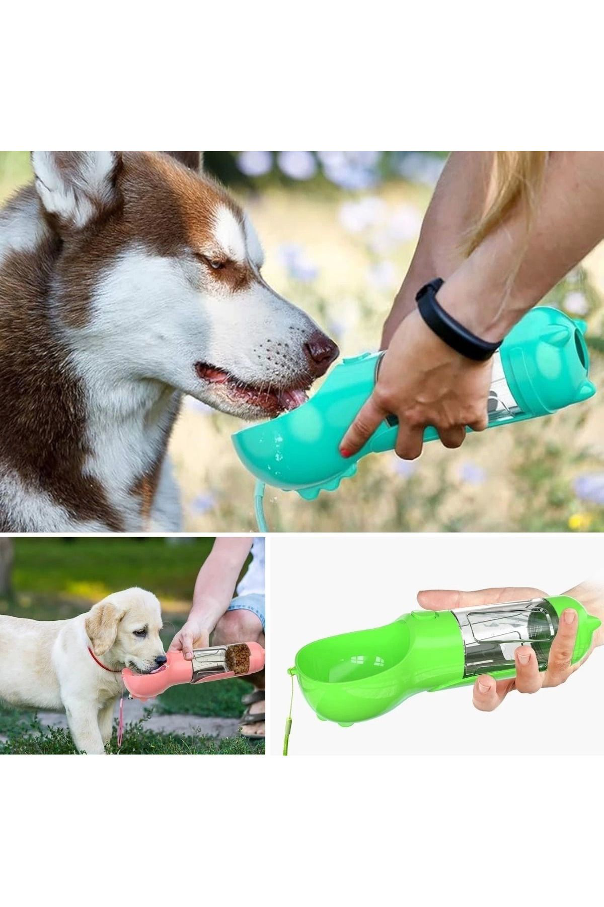 Yusuftex Taşinabilir Hazneli Mama Kapli ,Kaka Poşetli Kedi,Köpek Suluğu-30