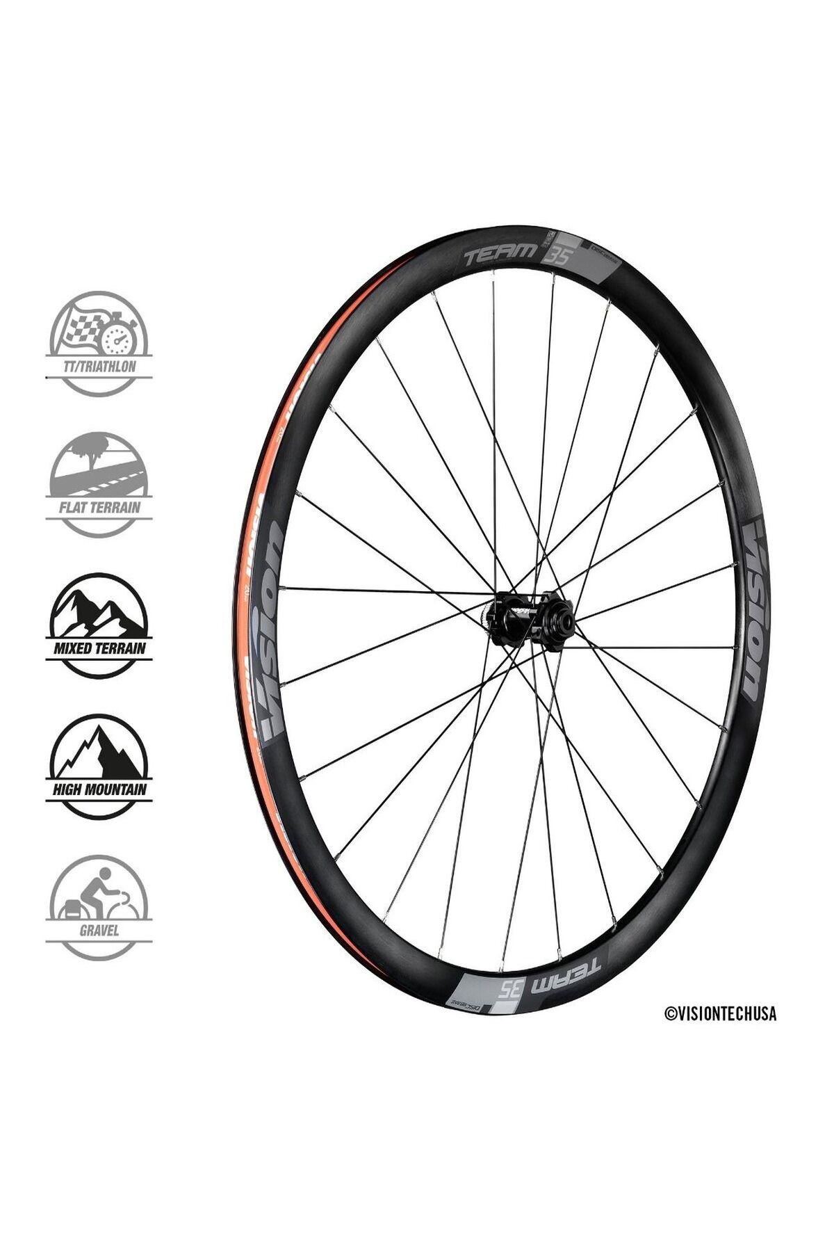 Vision Team 35 Disk Tlr Sh11 B2 Disk Fren (Center Lock) Yol Yariş (Cyclo
