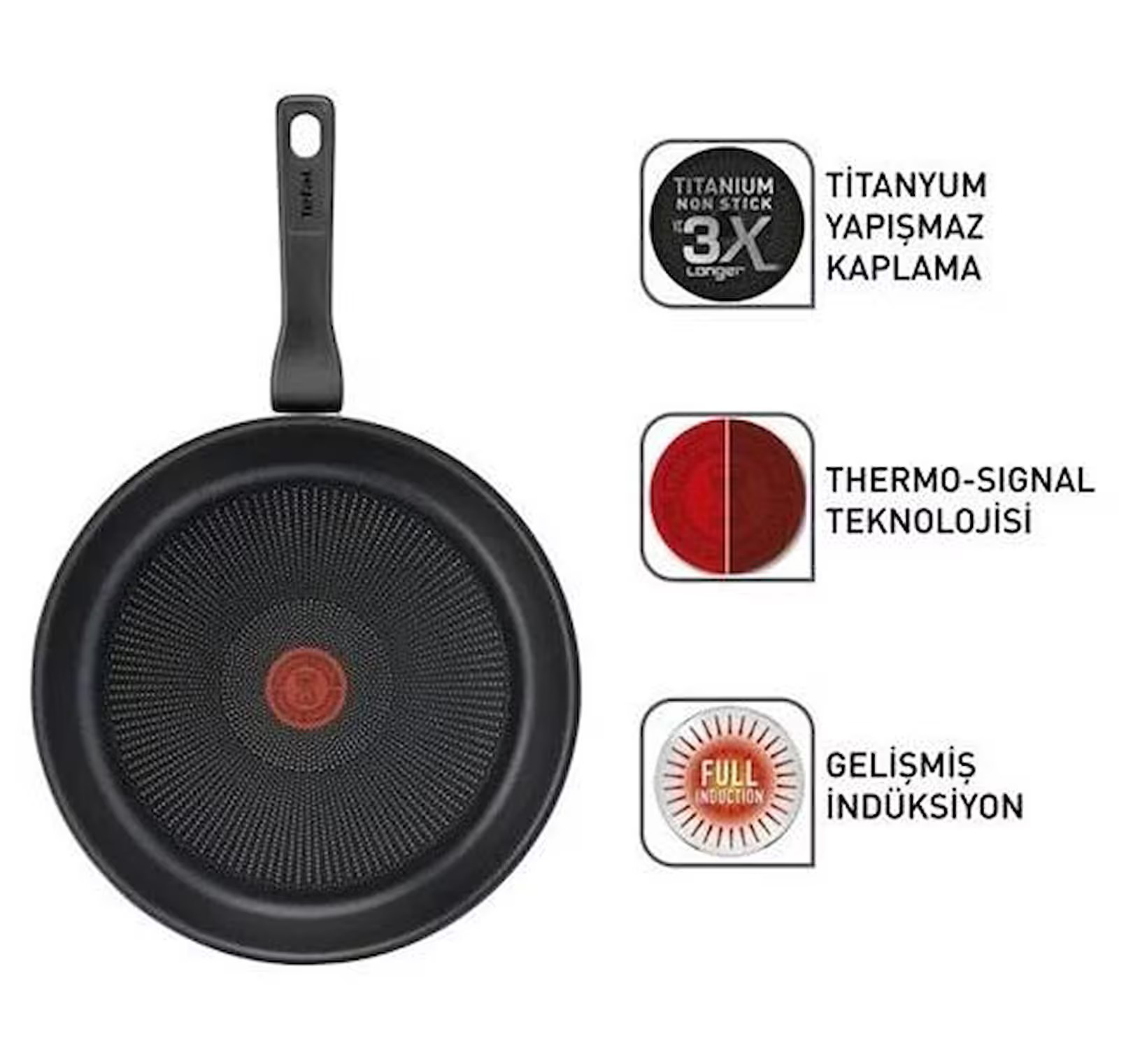 Tefal  Titanium 3X Force Tava 28 Cm 2100134006