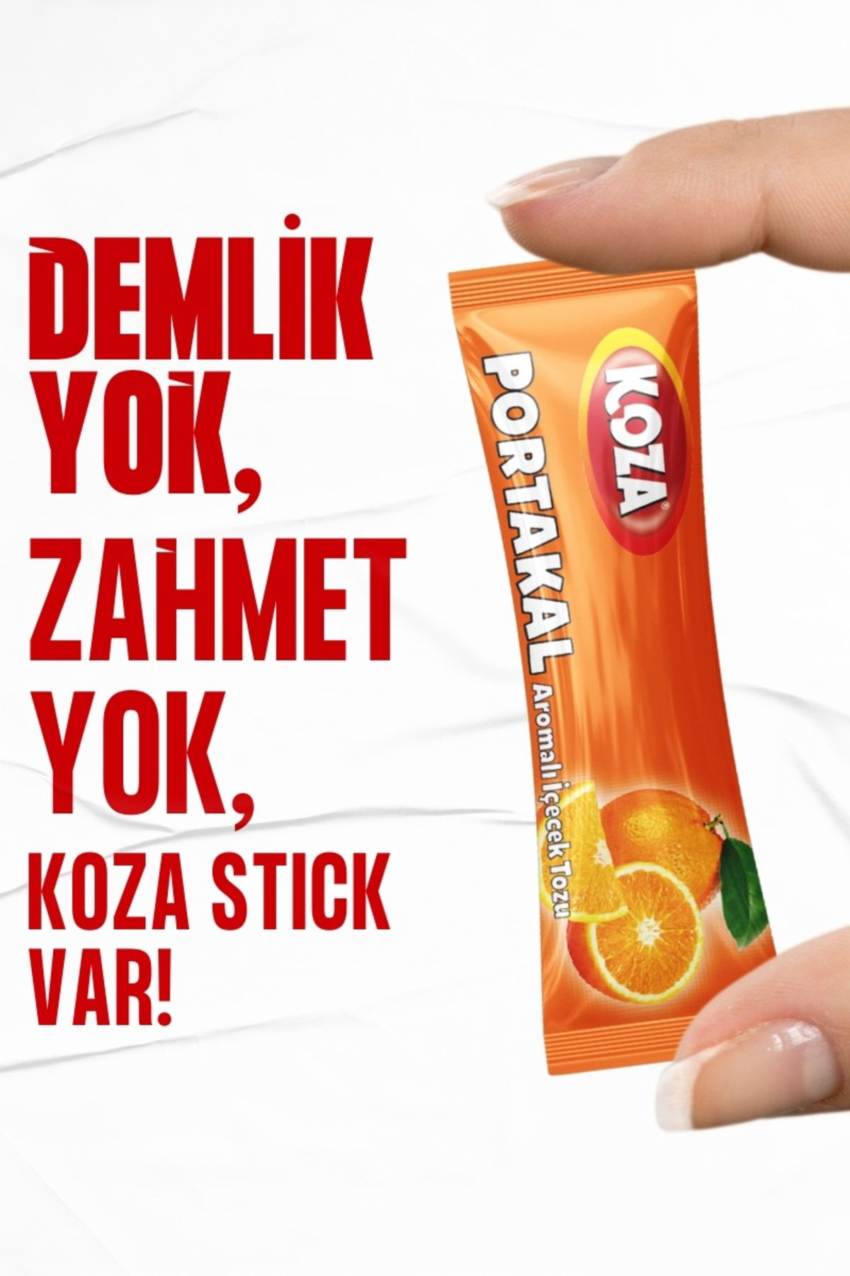 Koza Tek İçimlik Portakal Aro. İçecek Tozu (50 Stick)