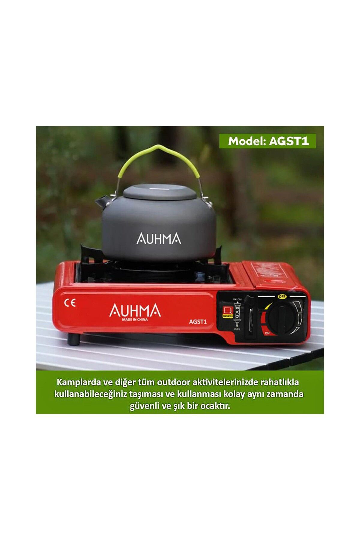 Ok Aksesuar Tekli Portatif Ocak Kamp Ocaği - Plastik Çantali Go50607013060
