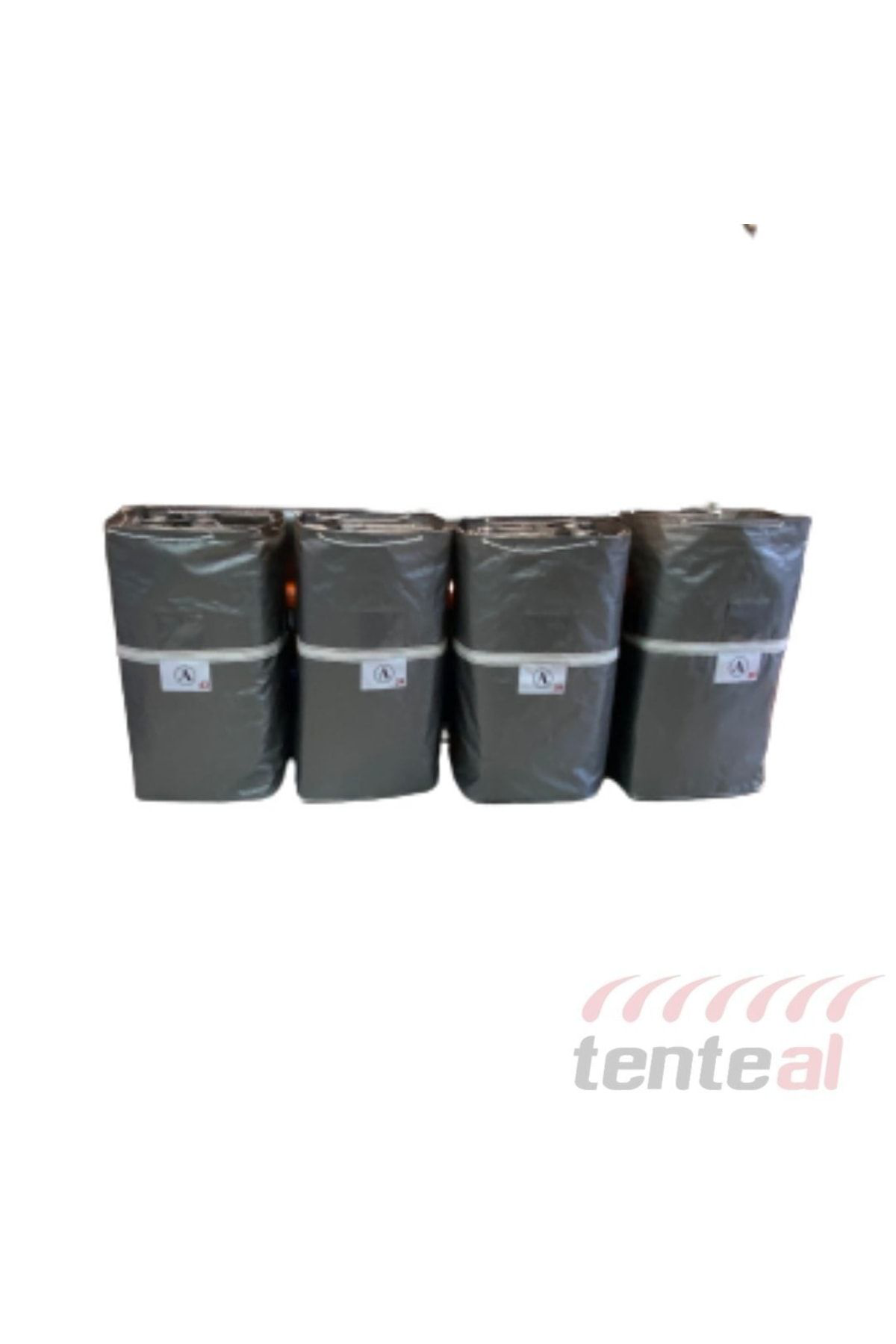 Tente Atölyesi Tekstil İş Taşima Branda Çuval Gümüş 2'Li Paket Uyumlu