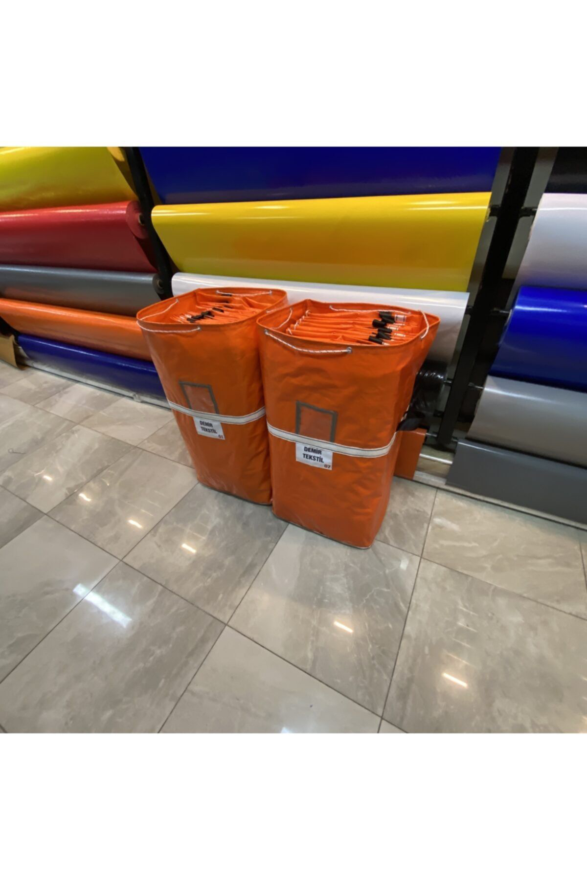 Tente Atölyesi Tekstil İş Taşima Branda Çuval 180Grm ( Turuncu )