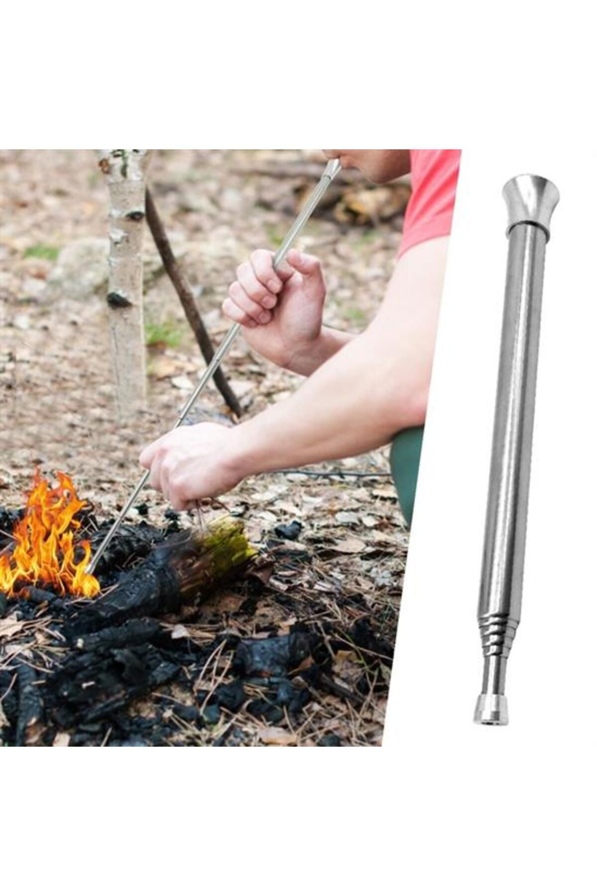 Ok Aksesuar Teleskopik Ateş Başlatici Outdoor Üfleme Borusu 63 Cm Go506025257