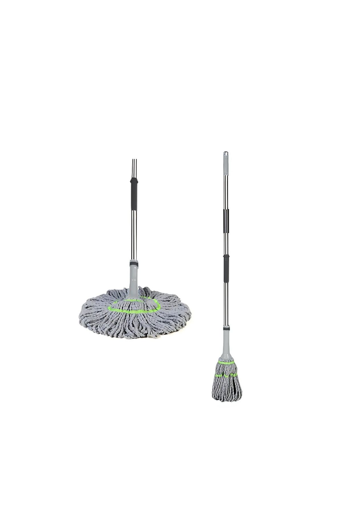 Ok Aksesuar Teleskopik Kendinden Sikmali Örgülü Twister Mop  Go50609981660