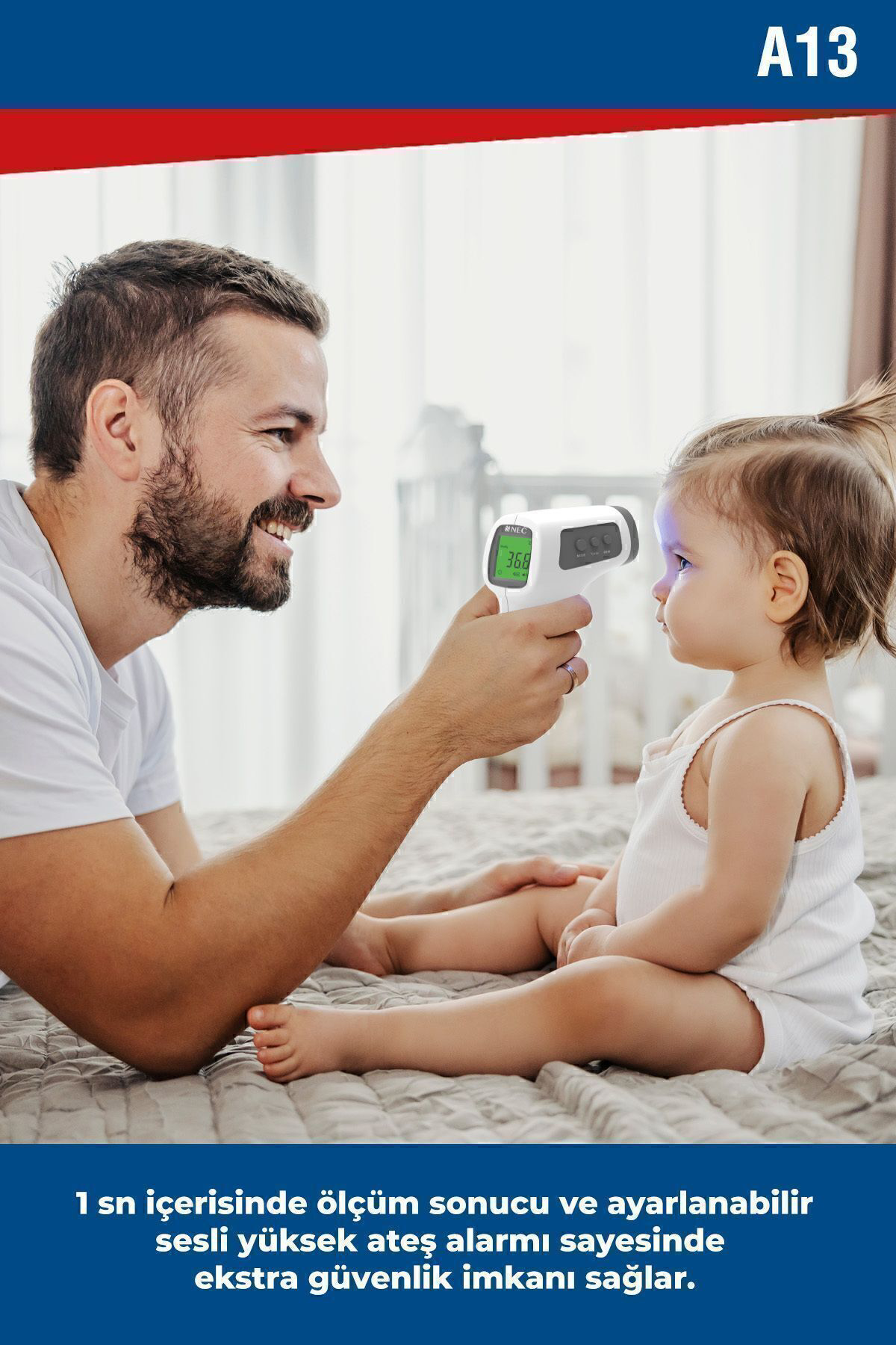 Nec Temassiz Kizilötesi Ateş-Mama Sicakliği Ölçer