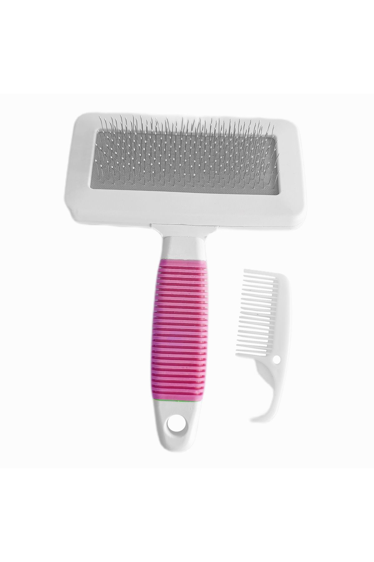 K&A Temizleme Aparatli Kedi Köpek Taraği 7 Cm-14 Cm Small Pembe